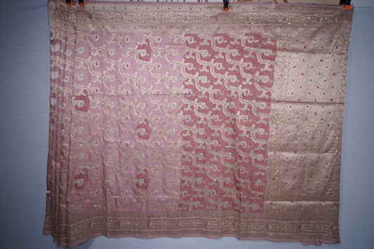 Pure Banarasi Handloom Katan Handwork Saree