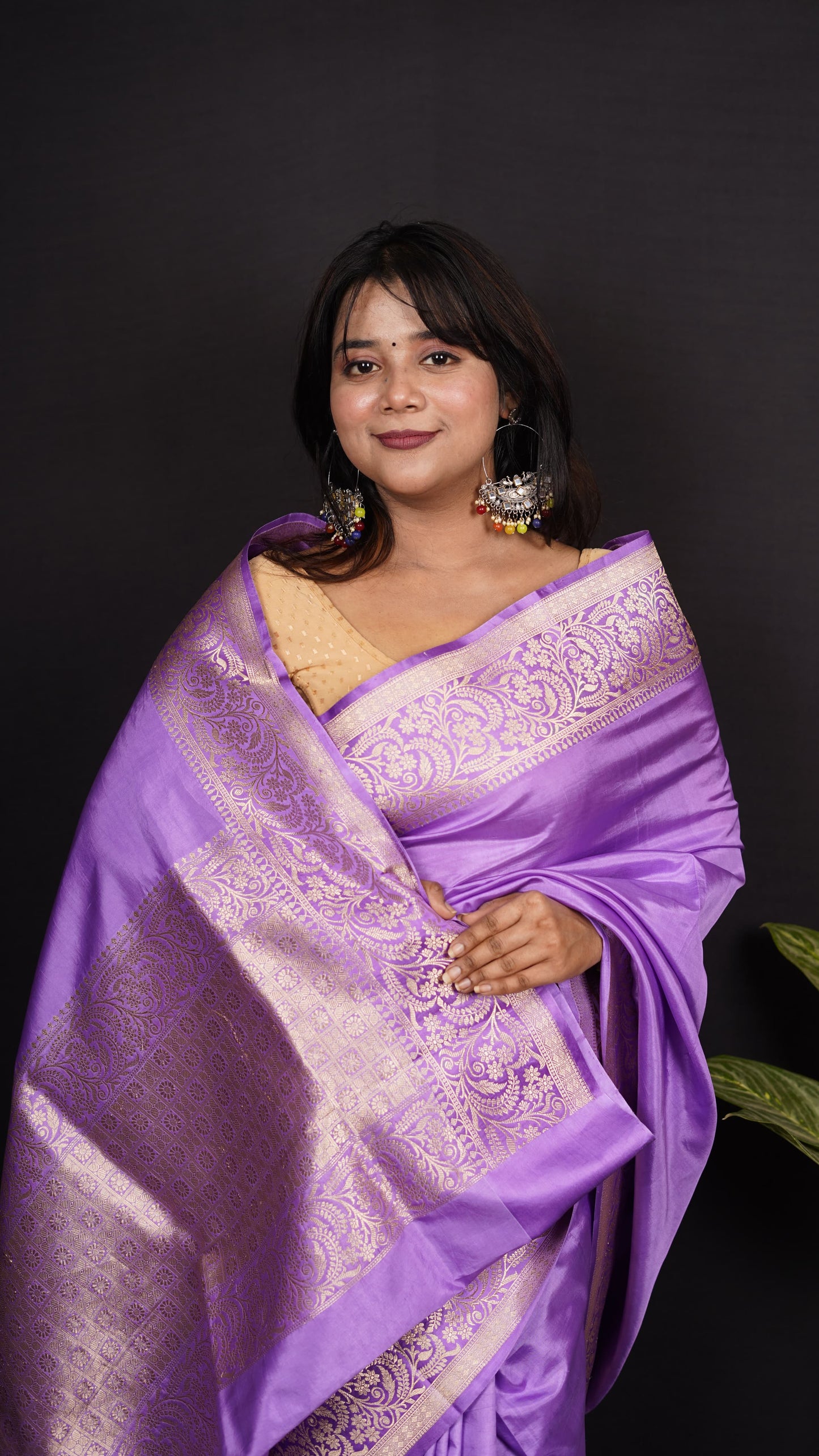 Pure Banarasi Handloom Katan Valkalam Saree