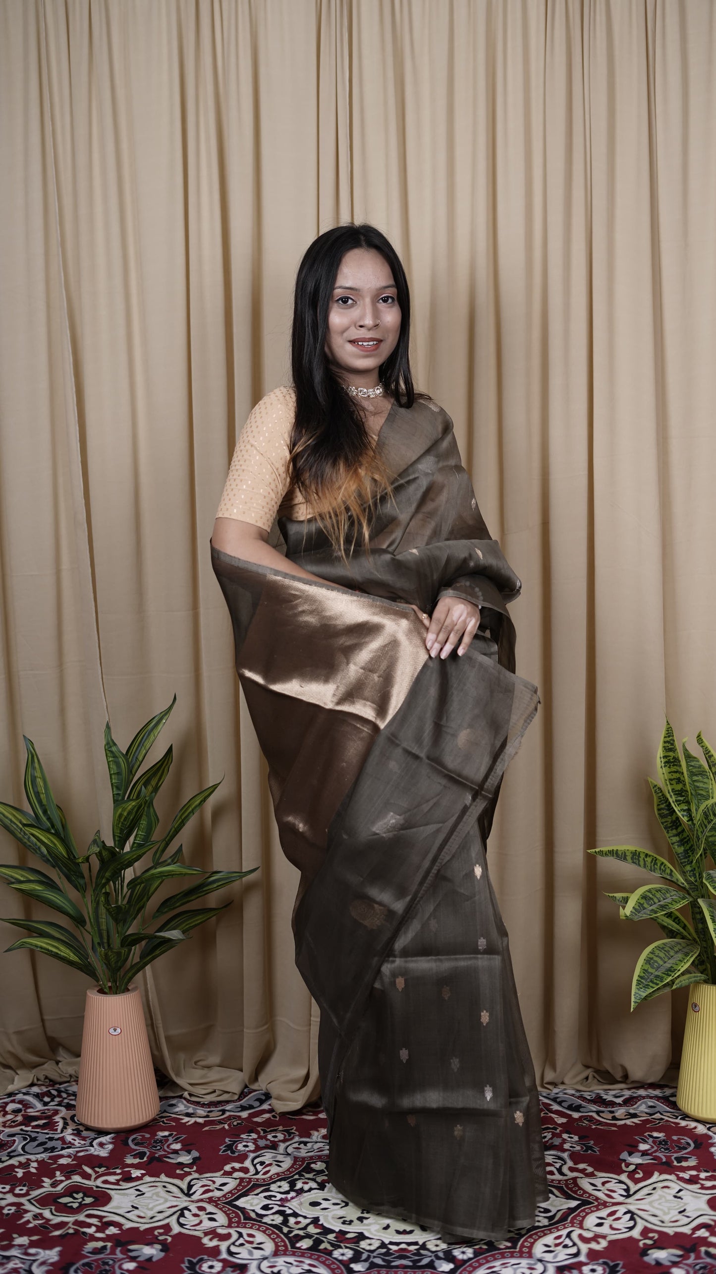 Pure Banarasi Handloom Organza Rupa Sona Saree