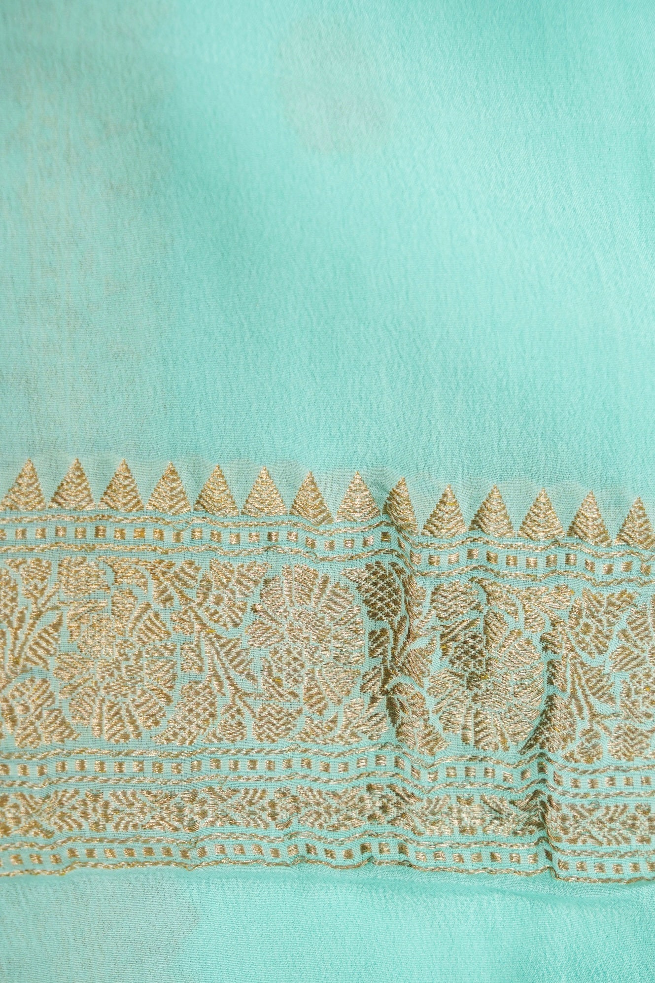 Pure Banarasi Handloom Khaddi Georgette Real Zari Boota Saree