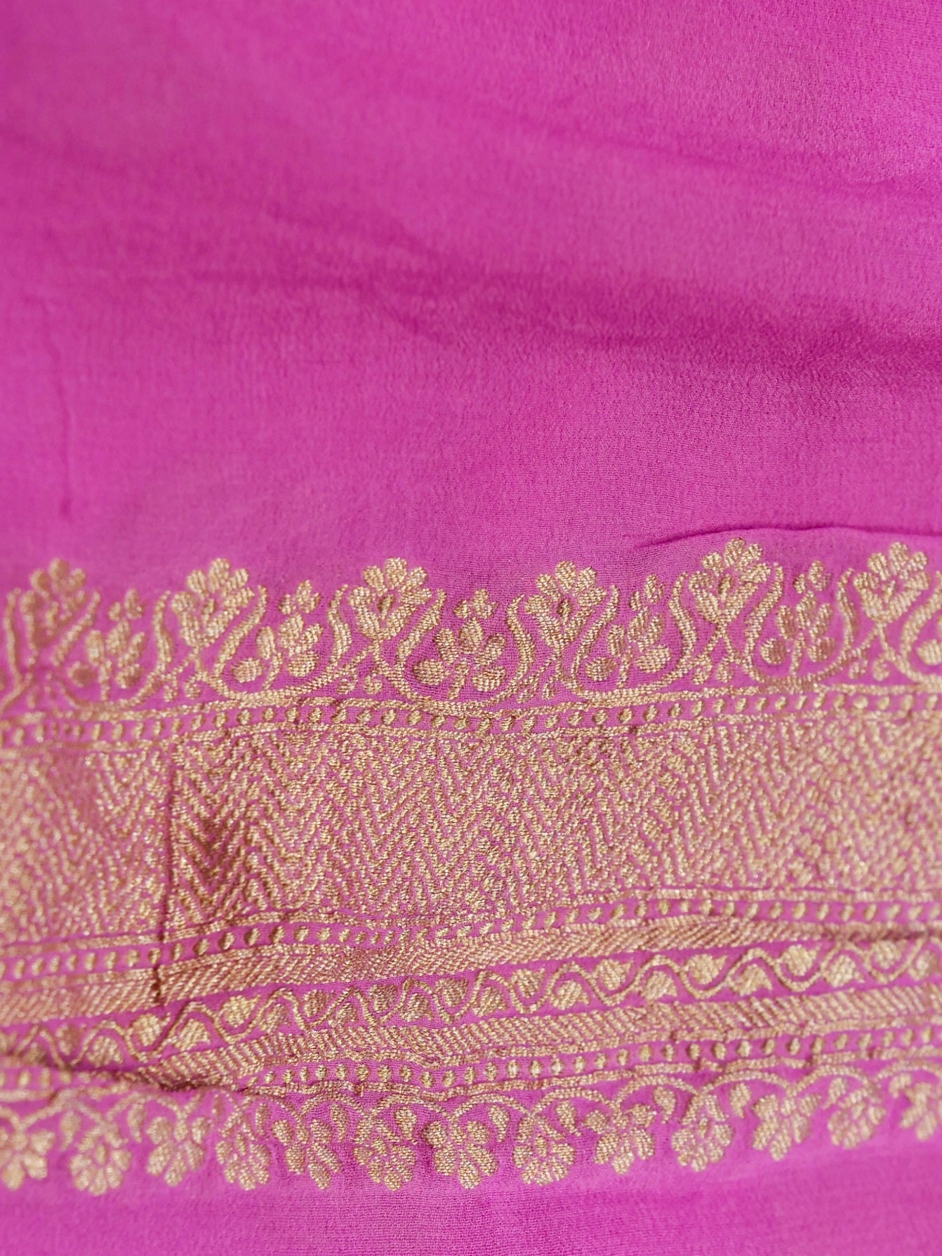 Pure Banarasi Handloom Khaddi Georgette Jamdani Boota Saree