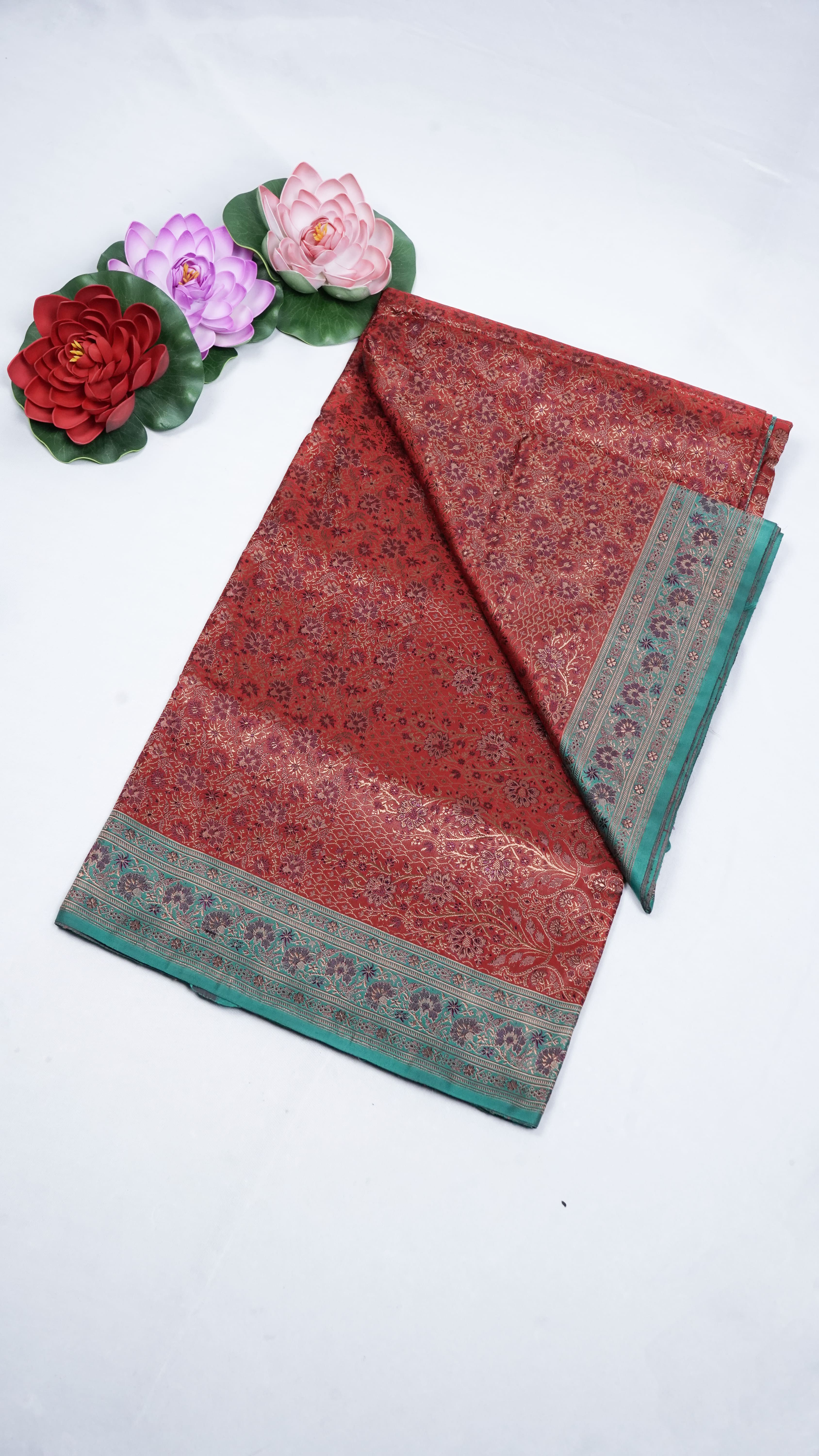 Pure Banarasi Handloom Katan Tanchui Saree