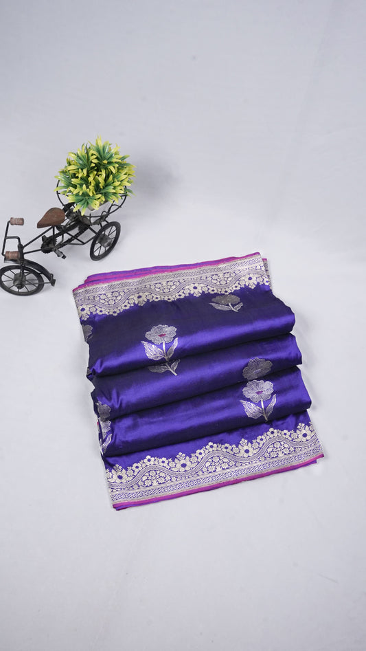 Pure Banarasi Handloom Katan Designer Saree