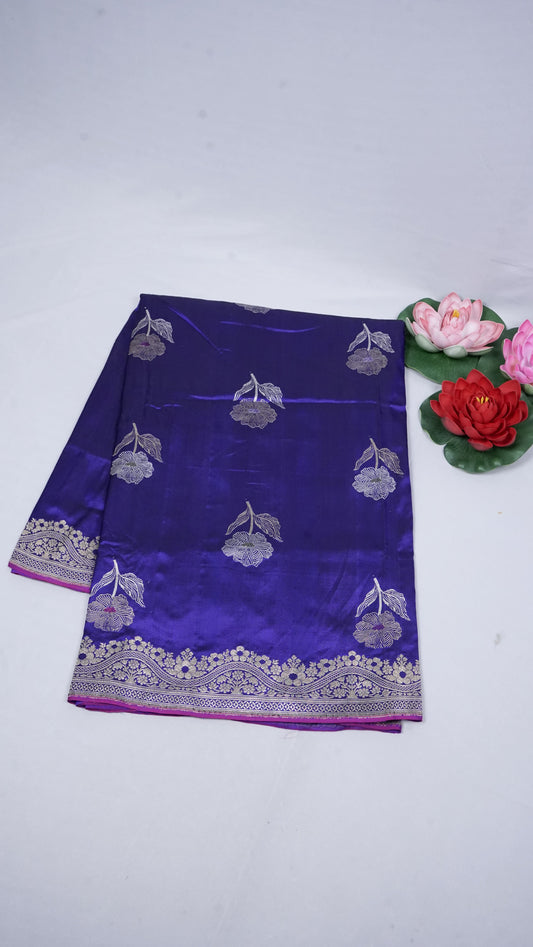 Pure Banarasi Handloom Katan Designer Saree