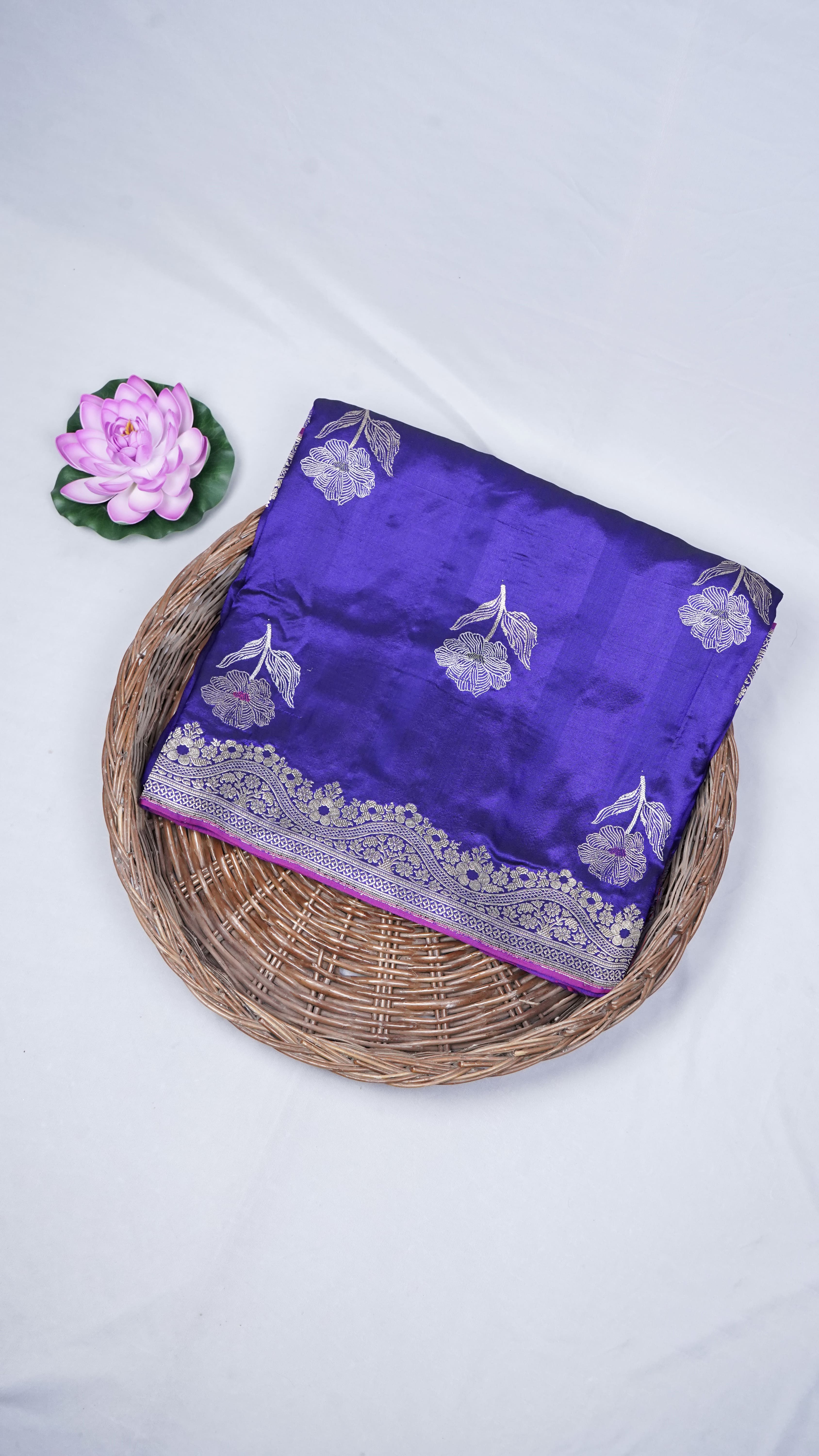 Pure Banarasi Handloom Katan Designer Saree