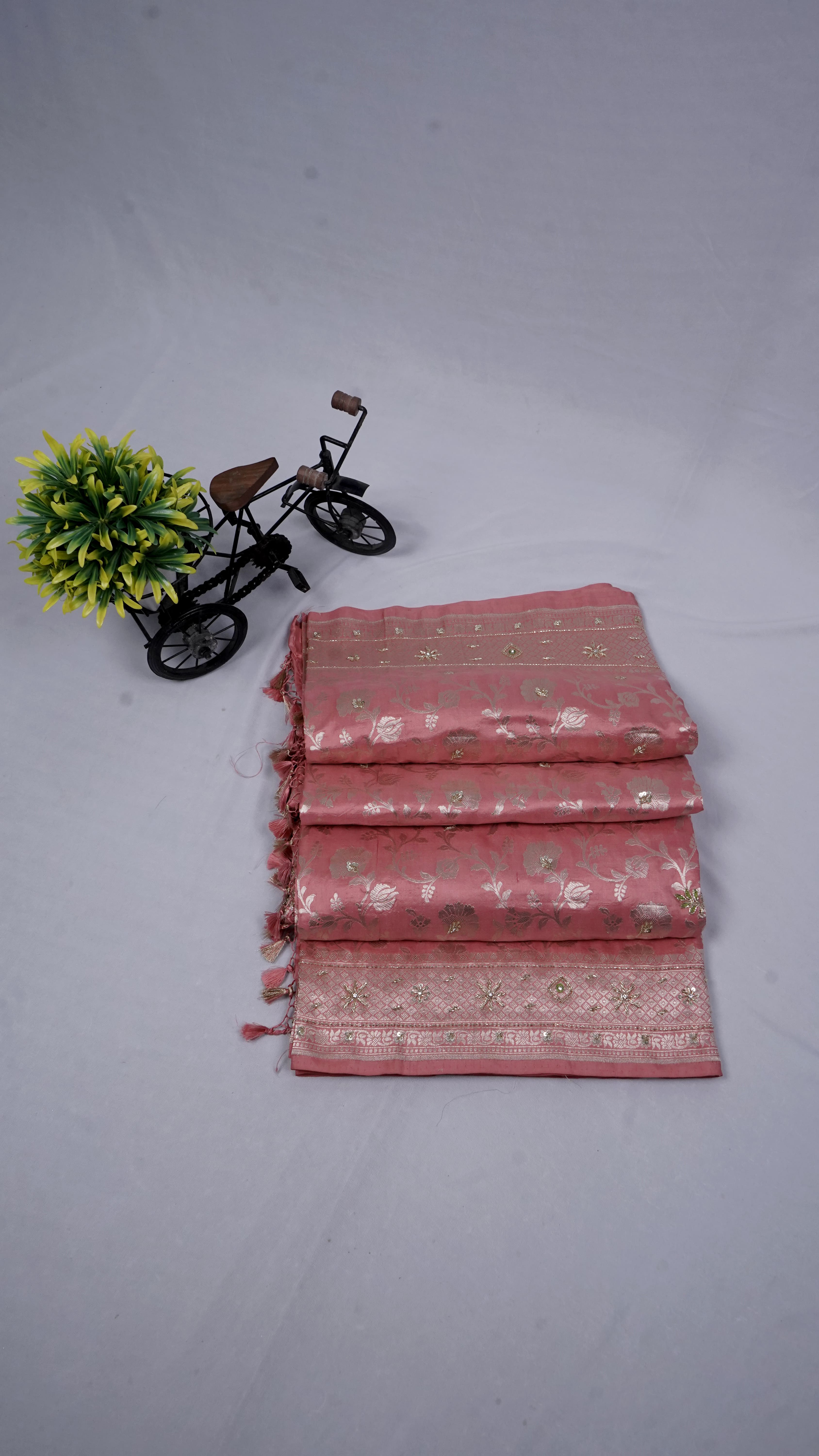 Pure Banarasi Handloom Katan Handwork Saree