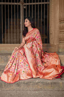 Pure Banarasi Katan King Khaab Saree