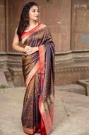 Pure Banarasi Katan Tanchuai Saree