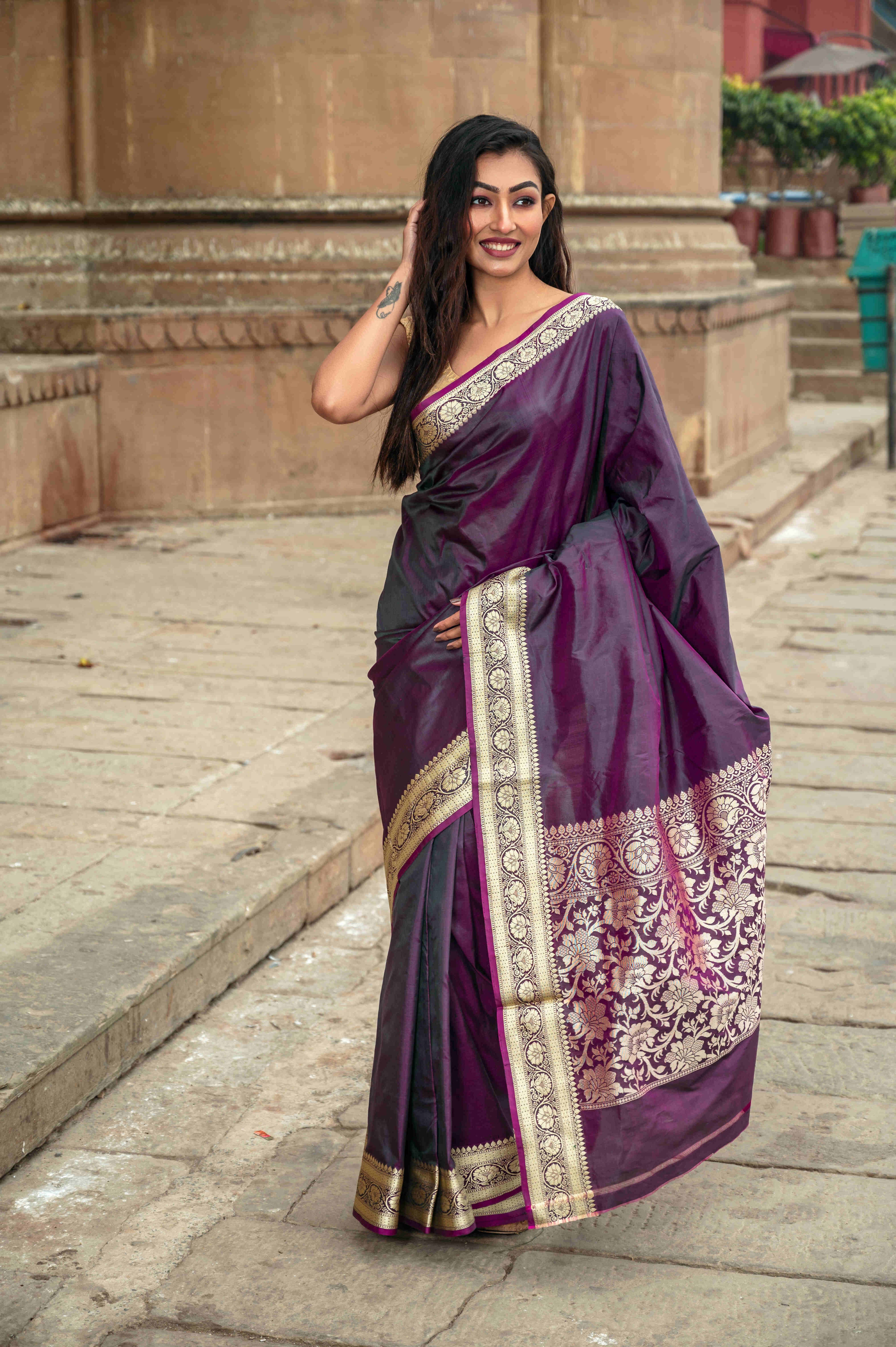 Pure Banarasi Valkalam Saree