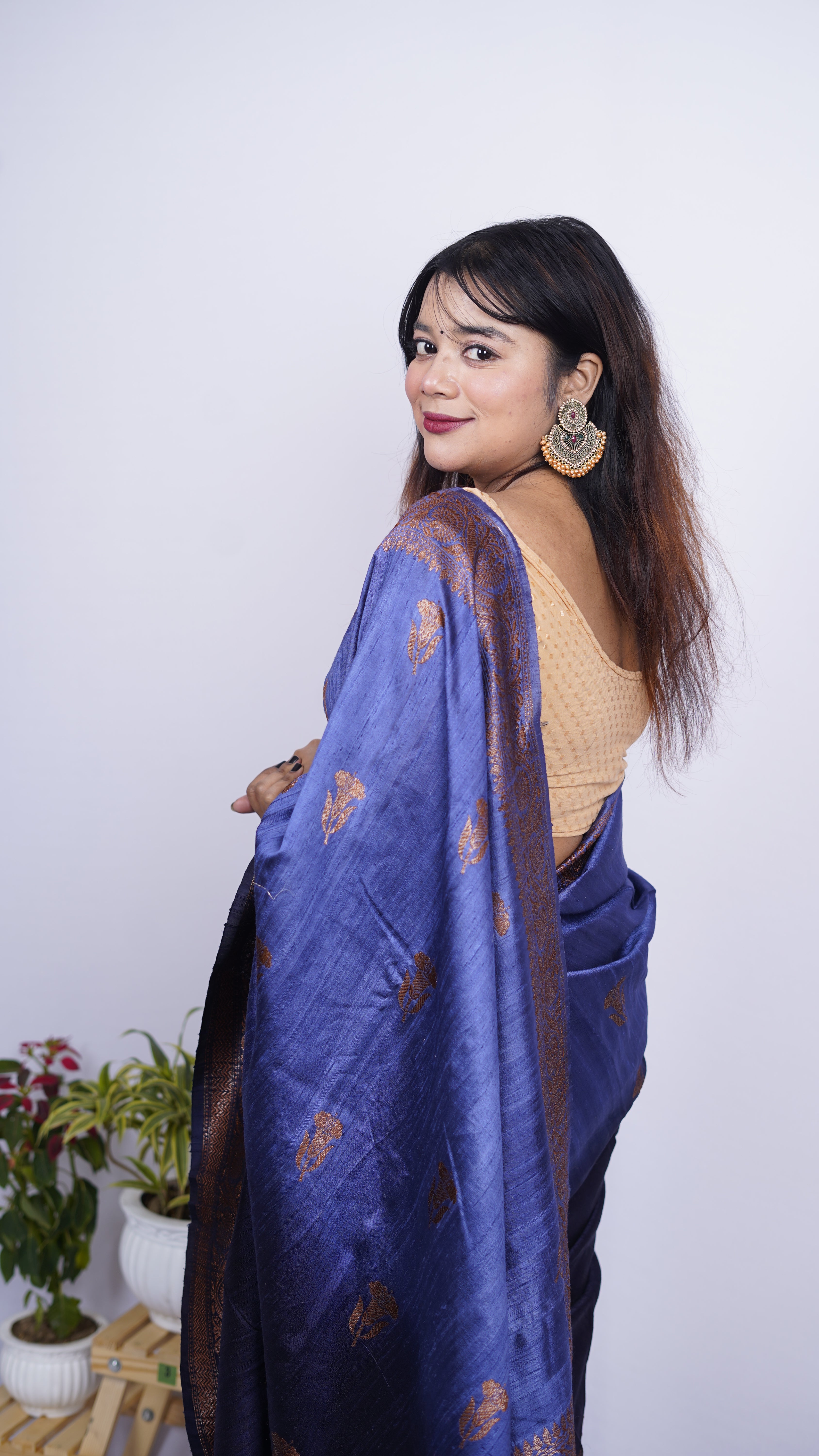 Pure Banarasi Handloom Raw Silk Saree