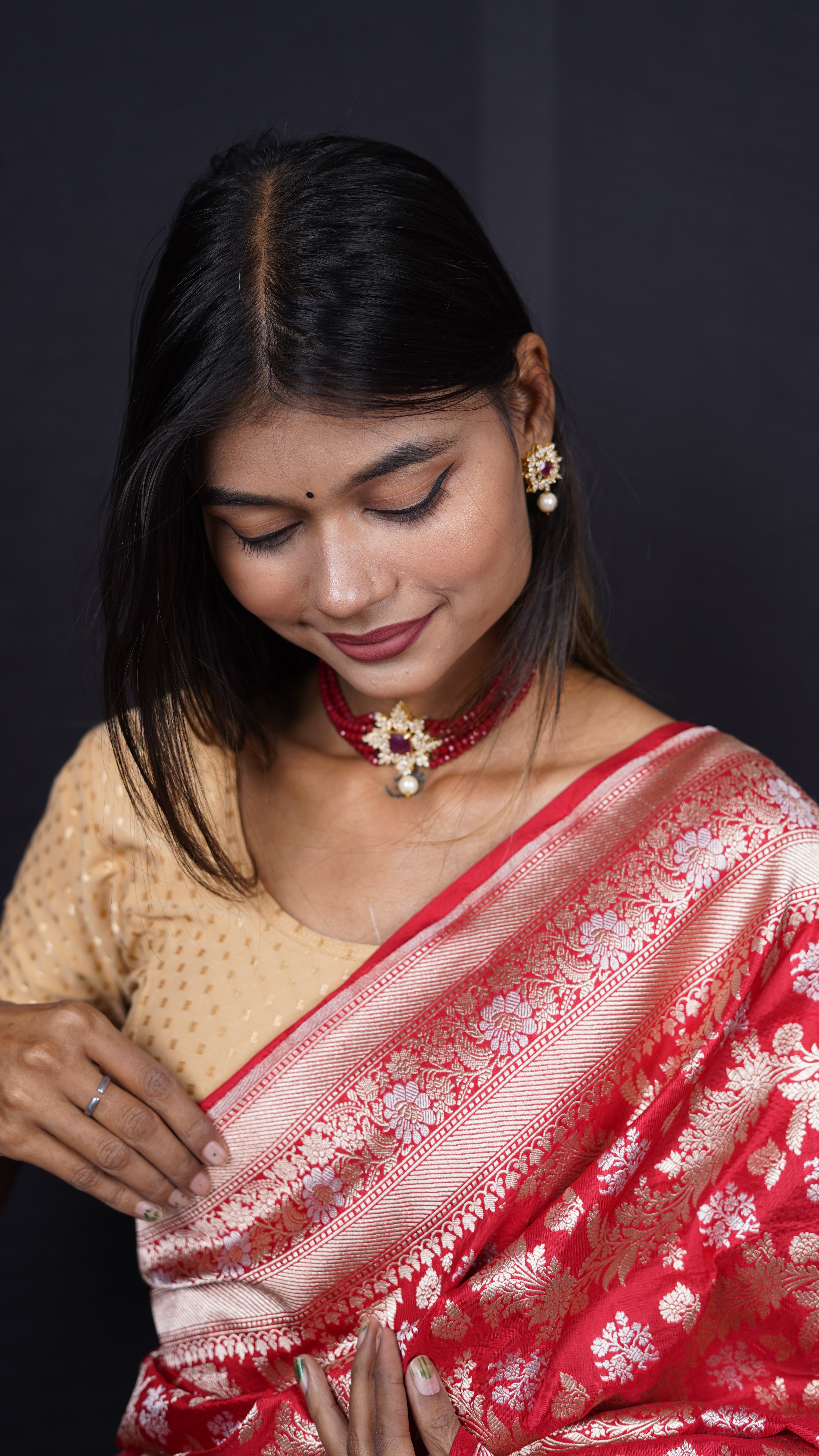 Pure Banarasi Handloom Katan Rupa Sona Patola Saree