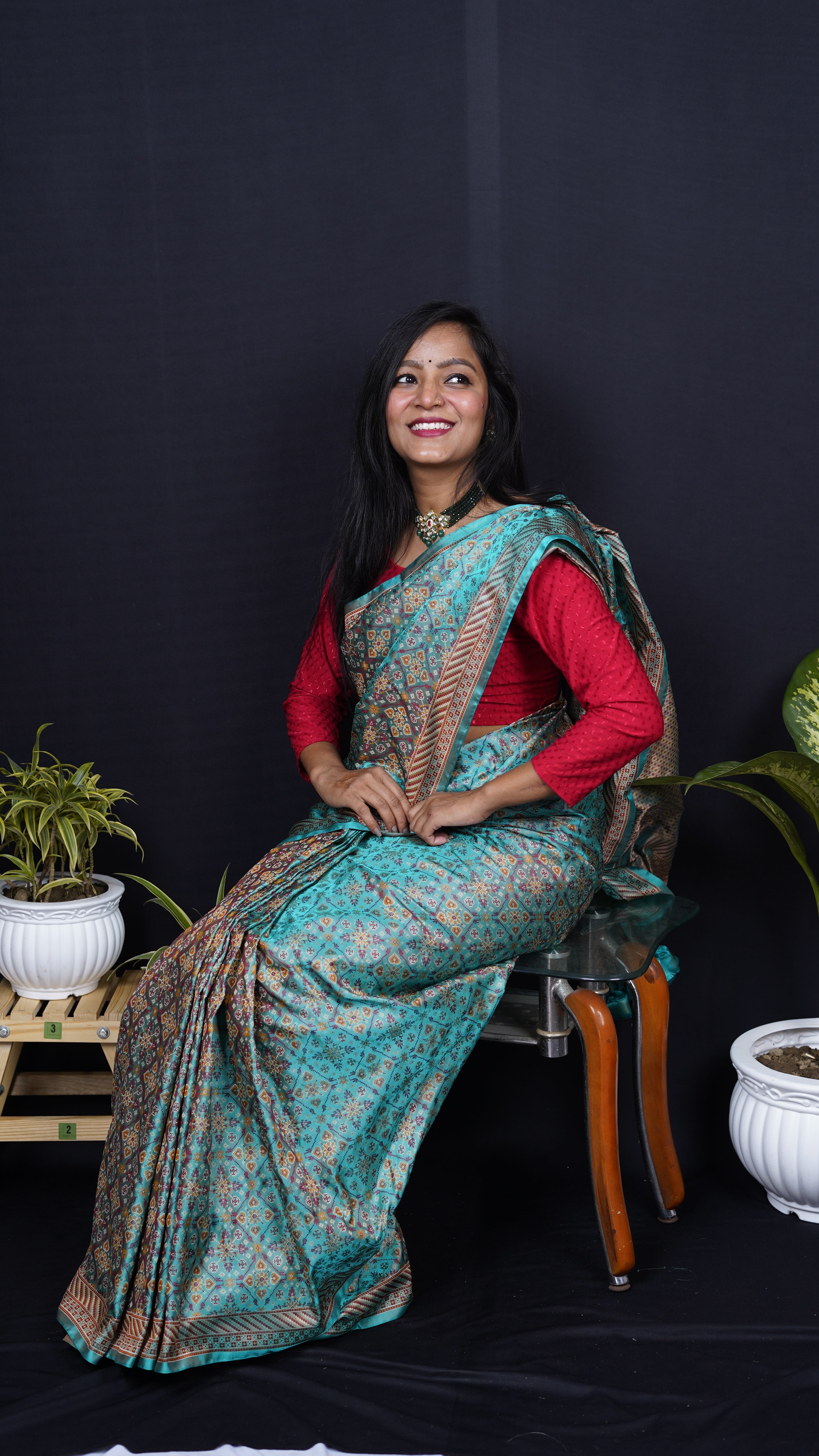 Pure Banarasi Handloom Katan Jamawar Saree
