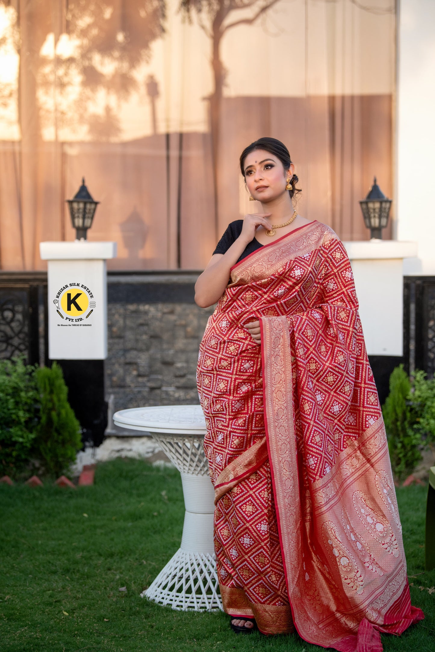 Pure Banarasi Handloom Katan Silk Real Zari Saree