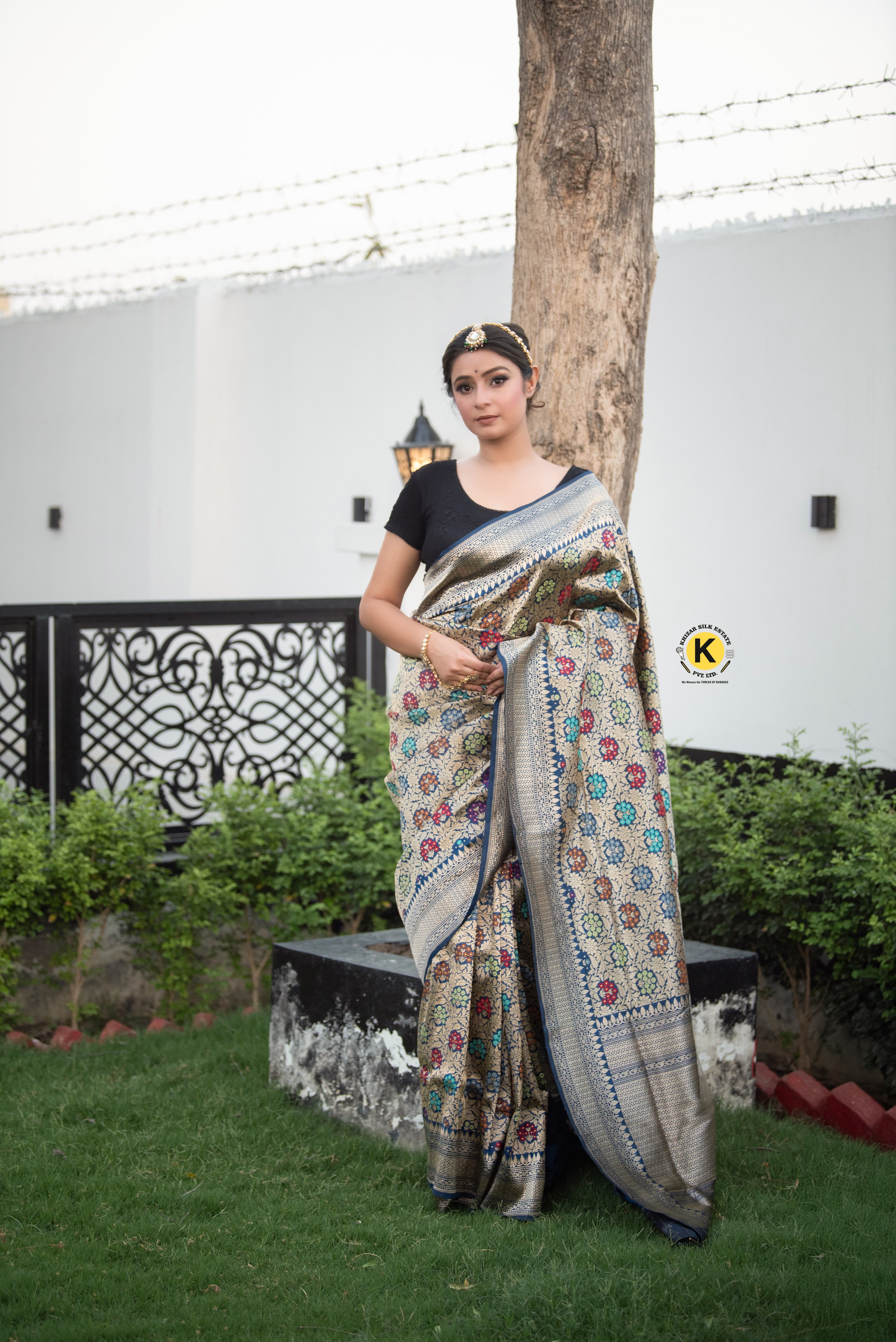 Pure Banarasi Handloom Katan Kinkhwab Saree