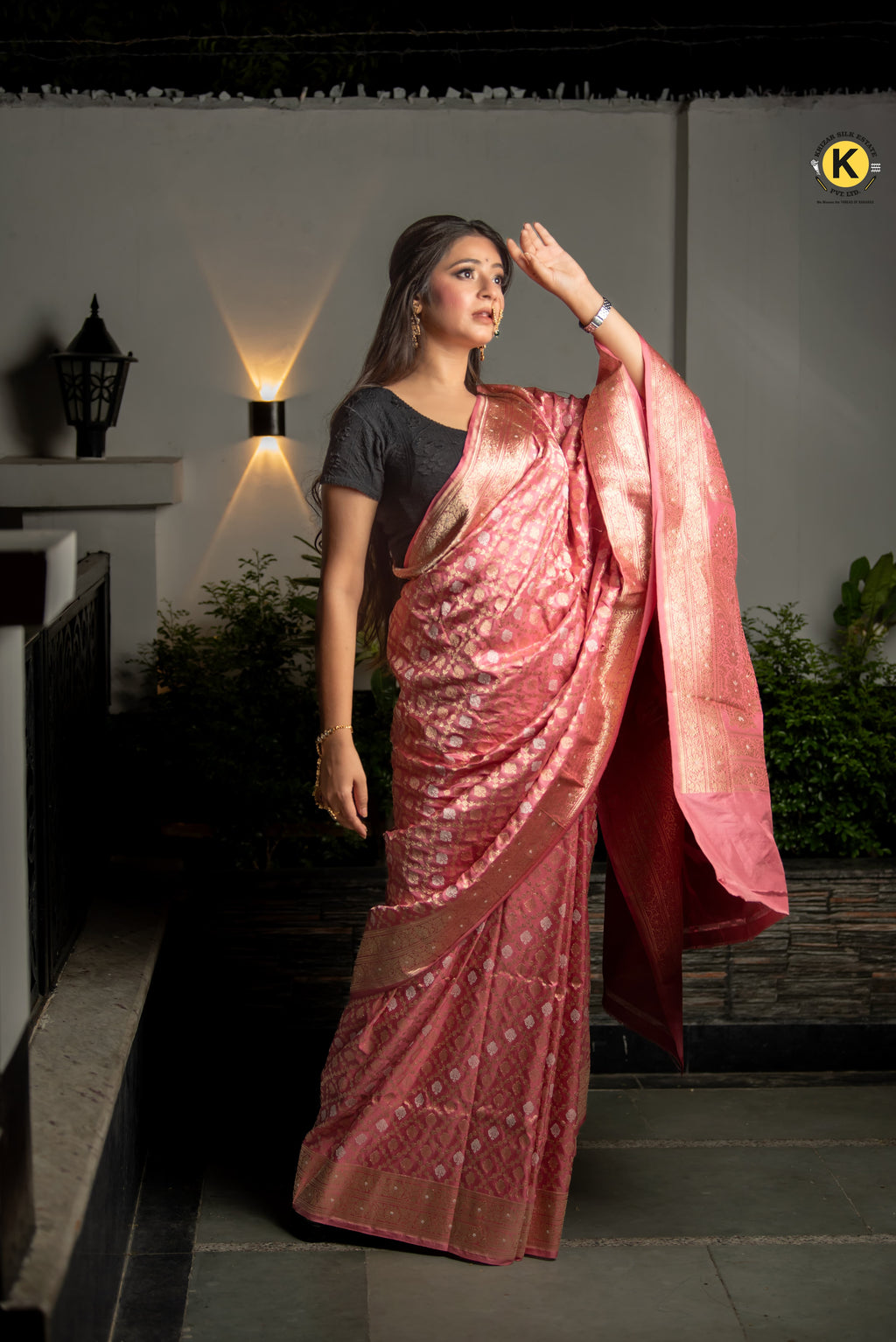 Pure Banarasi Handloom Katan Silk Real Zari Saree