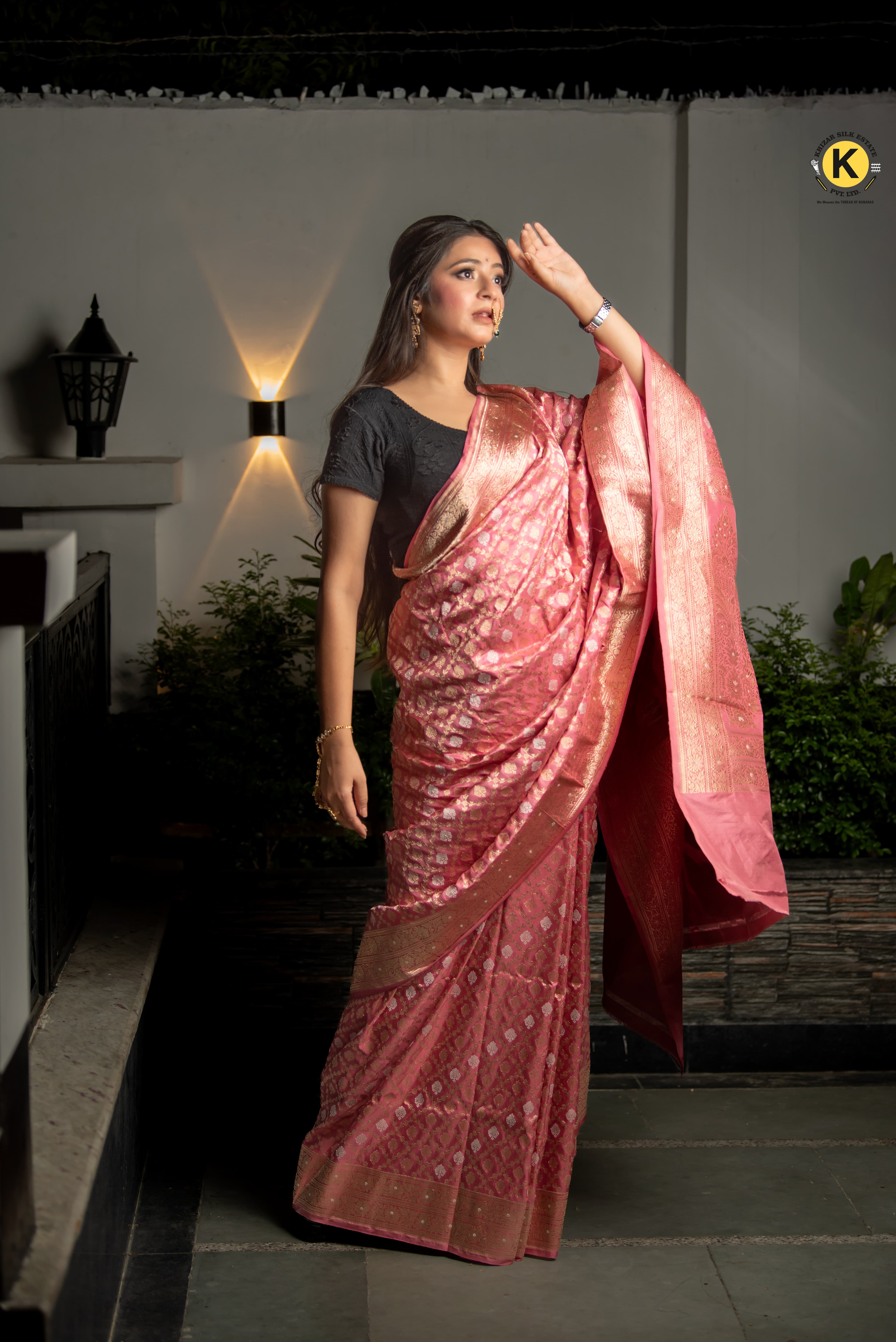 Pure Banarasi Handloom Katan Silk Real Zari Saree