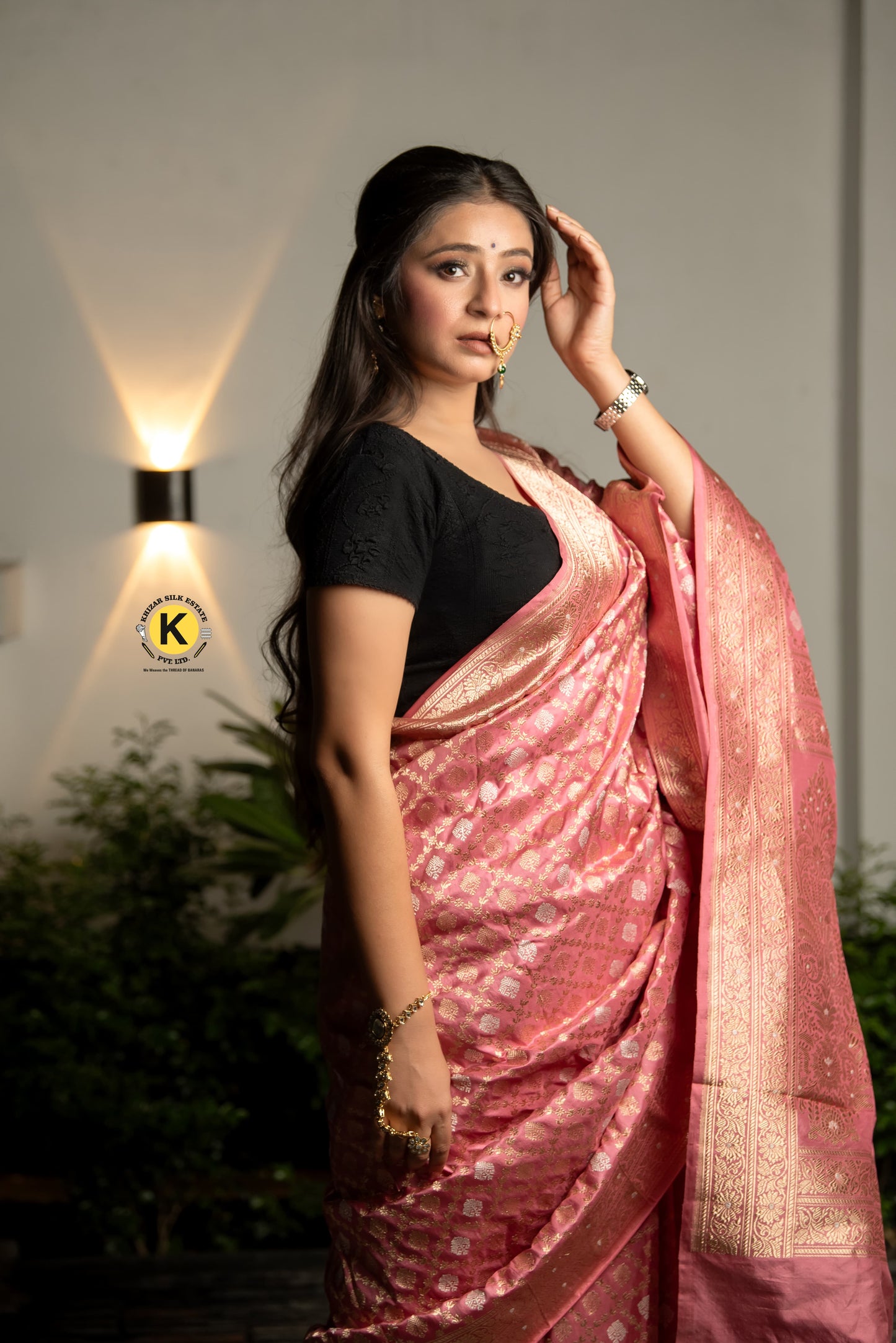 Pure Banarasi Handloom Katan Silk Real Zari Saree
