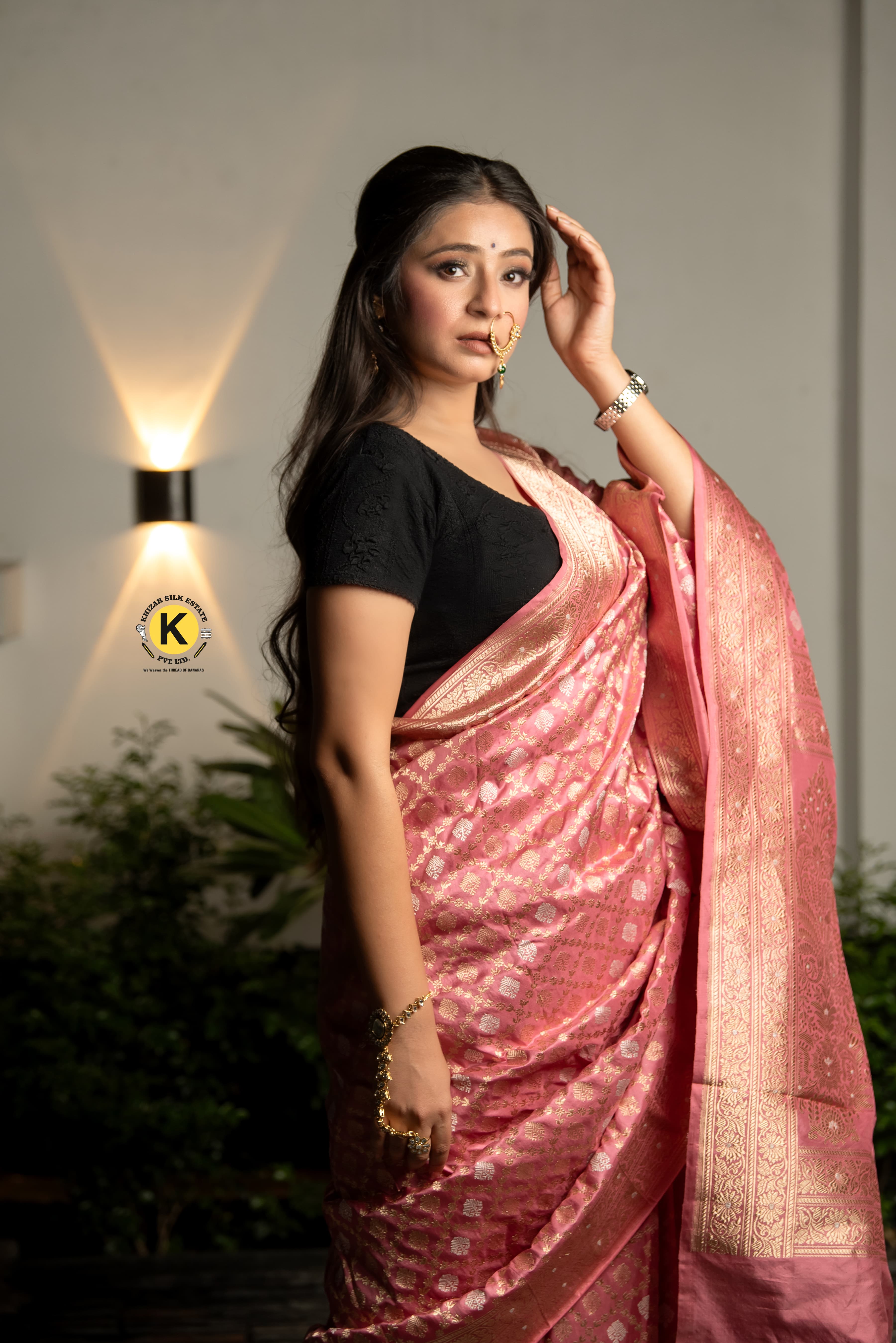 Pure Banarasi Handloom Katan Silk Real Zari Saree