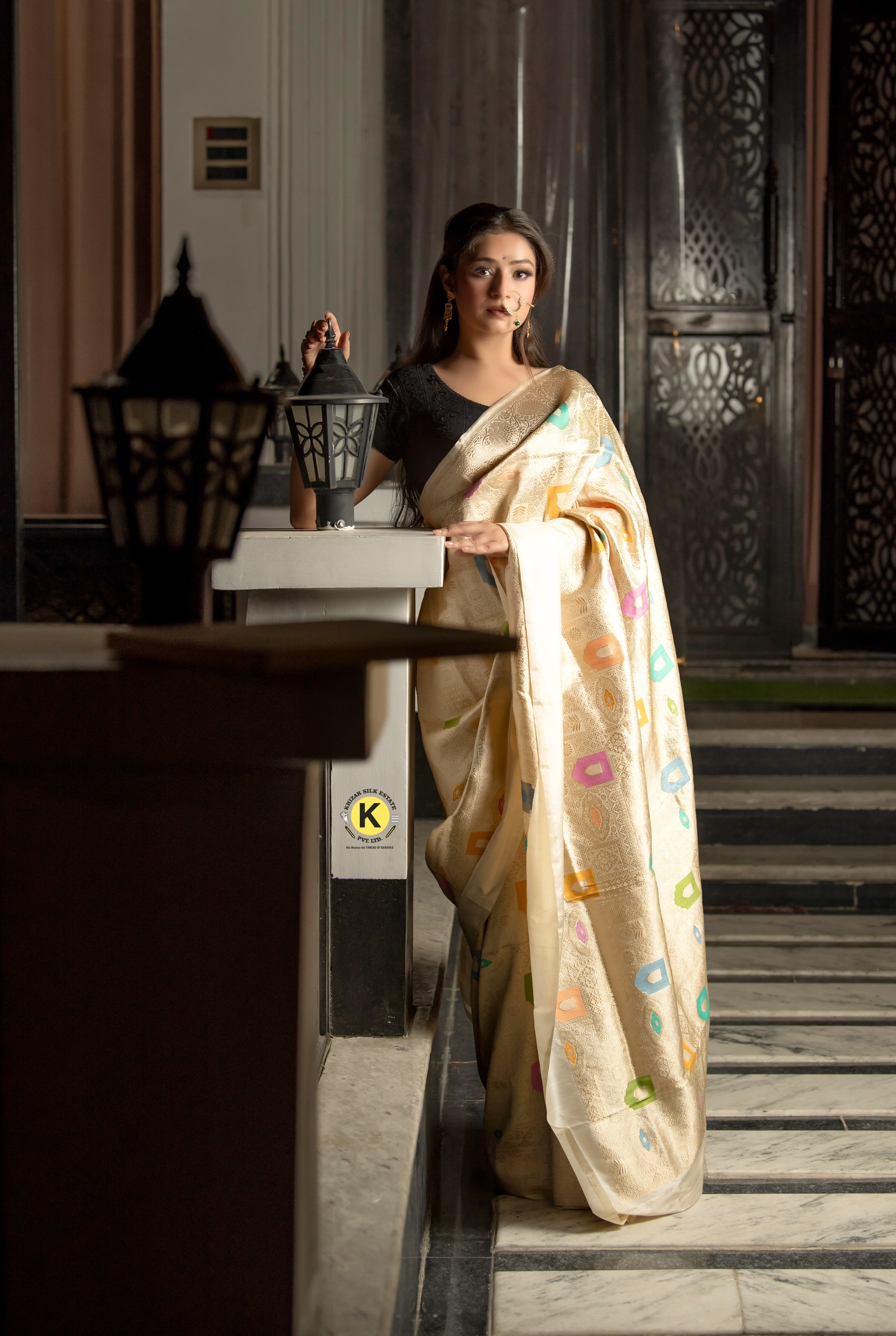 Pure Banarasi Handloom Katan Kinkhwab Saree