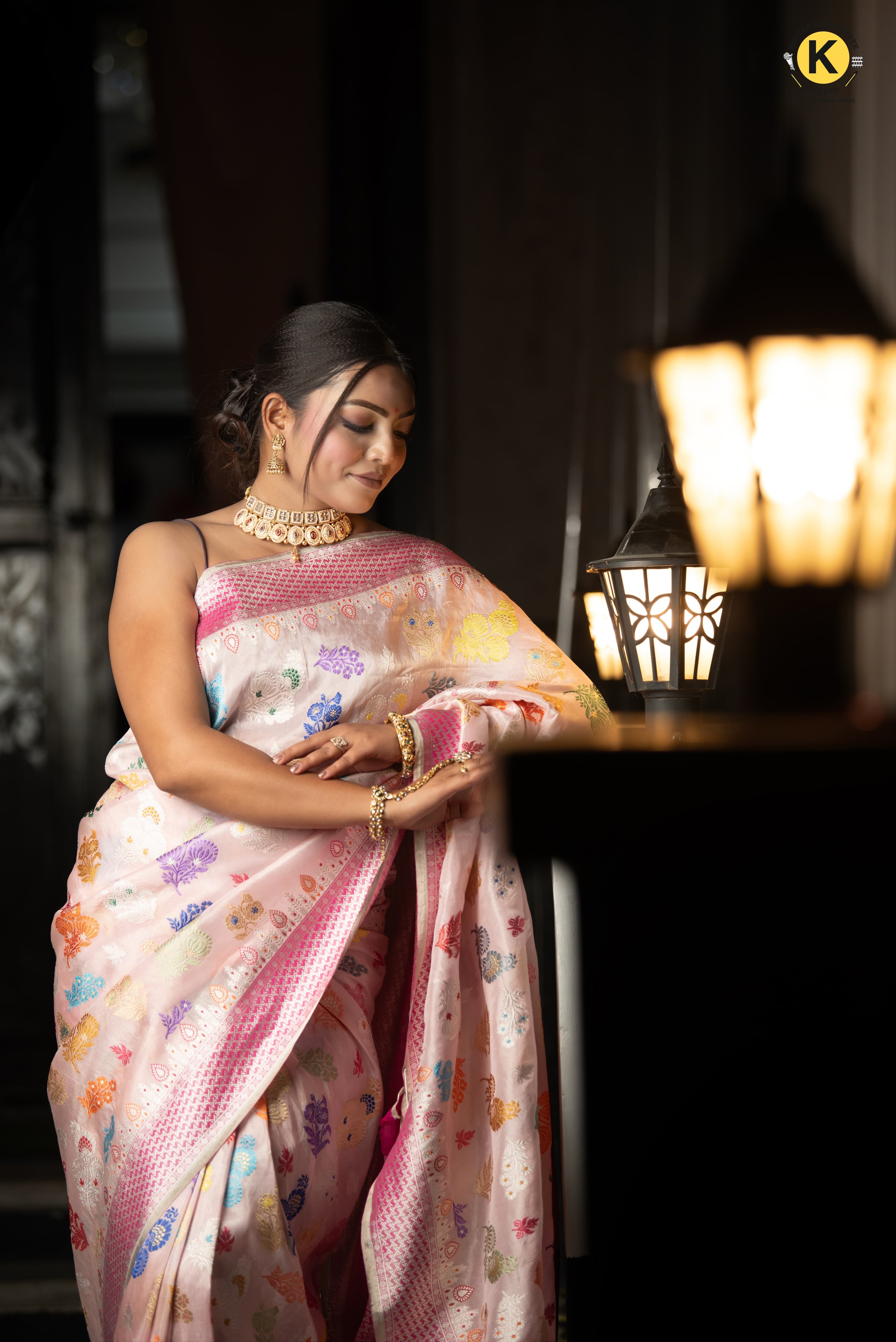 Pure Banarasi Handloom Tissue Katan Saree
