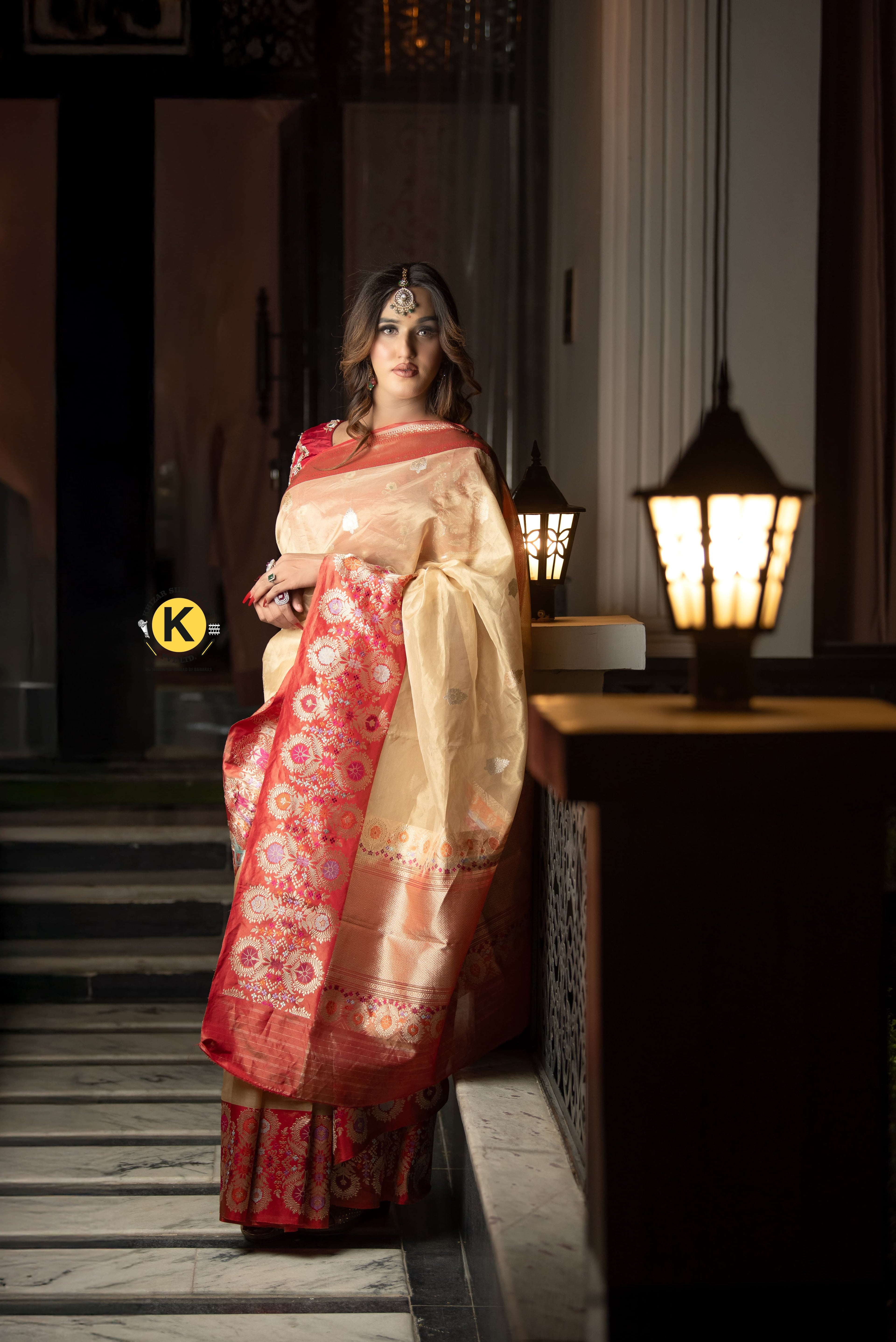 Pure Banarasi Handloom Tissue Katan Saree