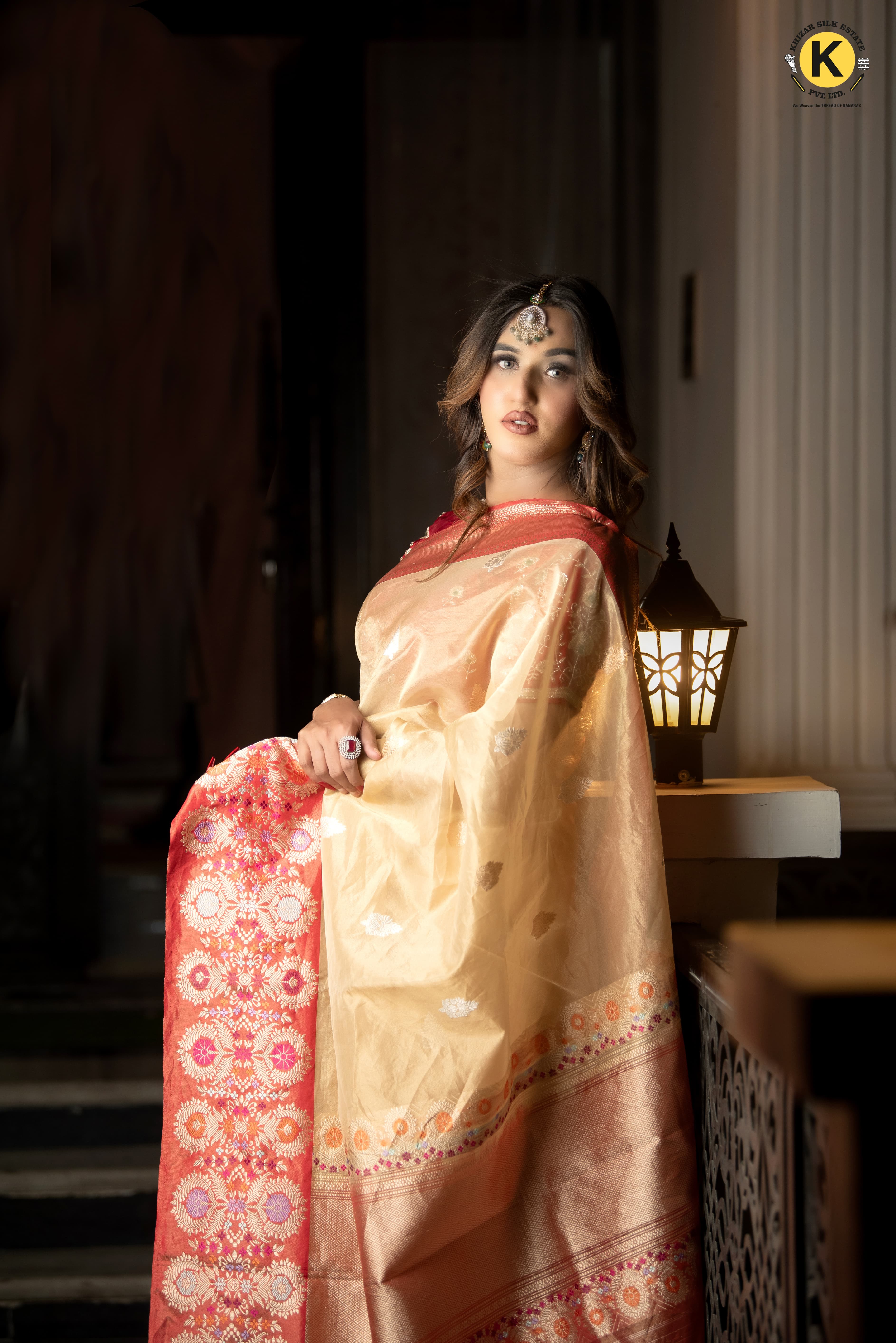 Pure Banarasi Handloom Tissue Katan Saree