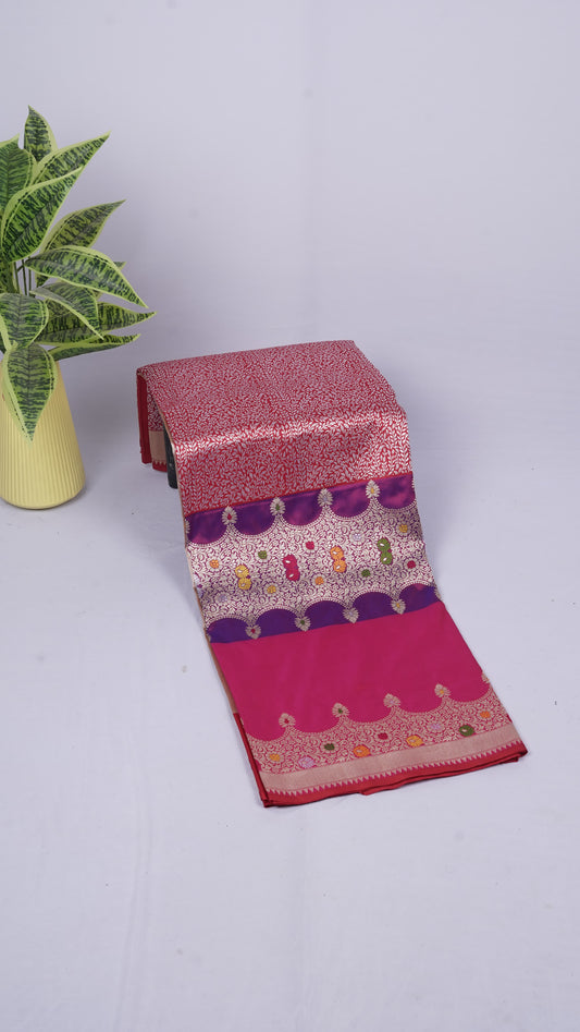 Pure Banarasi Handloom Katan Designer Saree