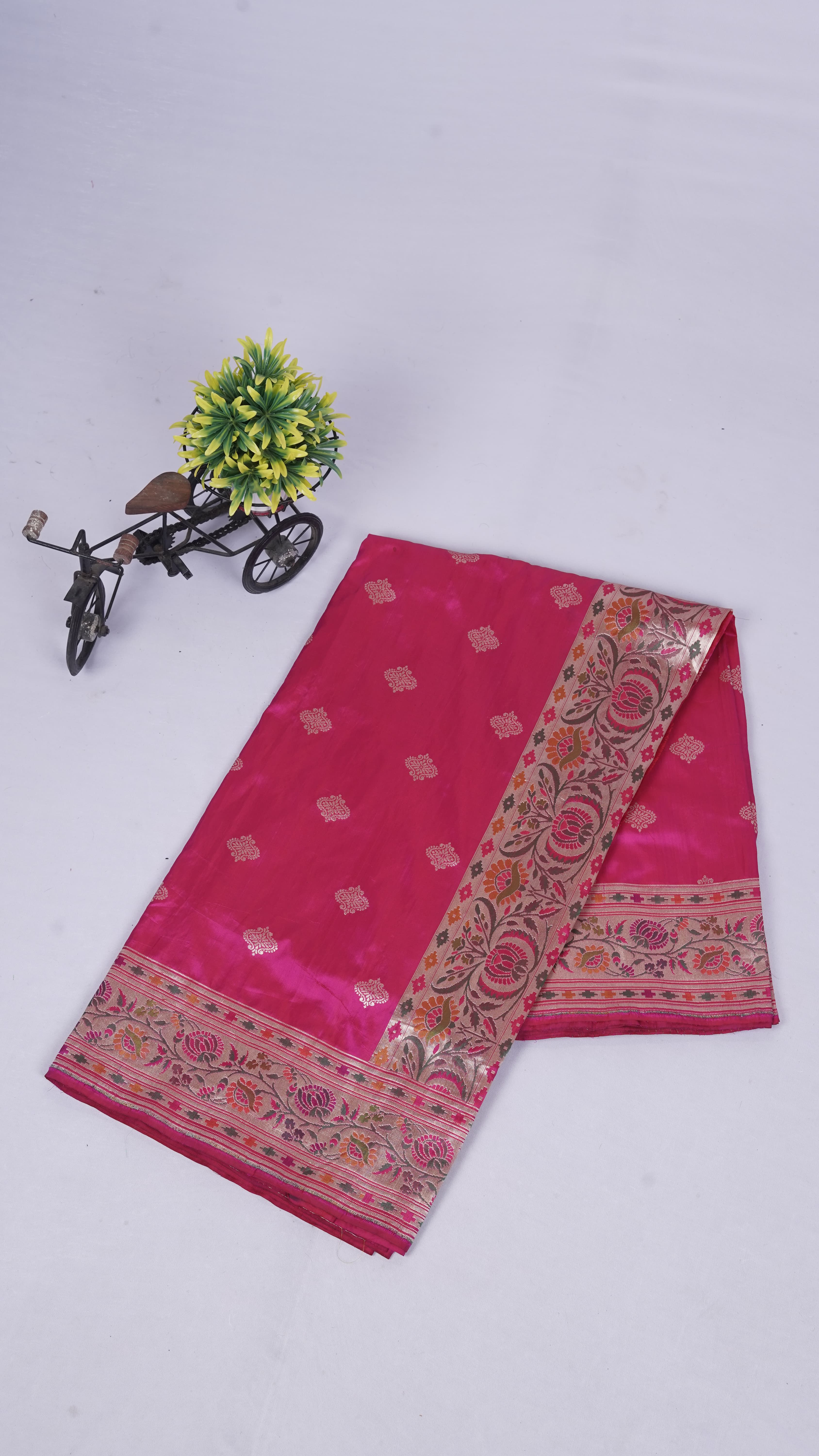 Pure Banarasi Handloom Katan Paithani Saree