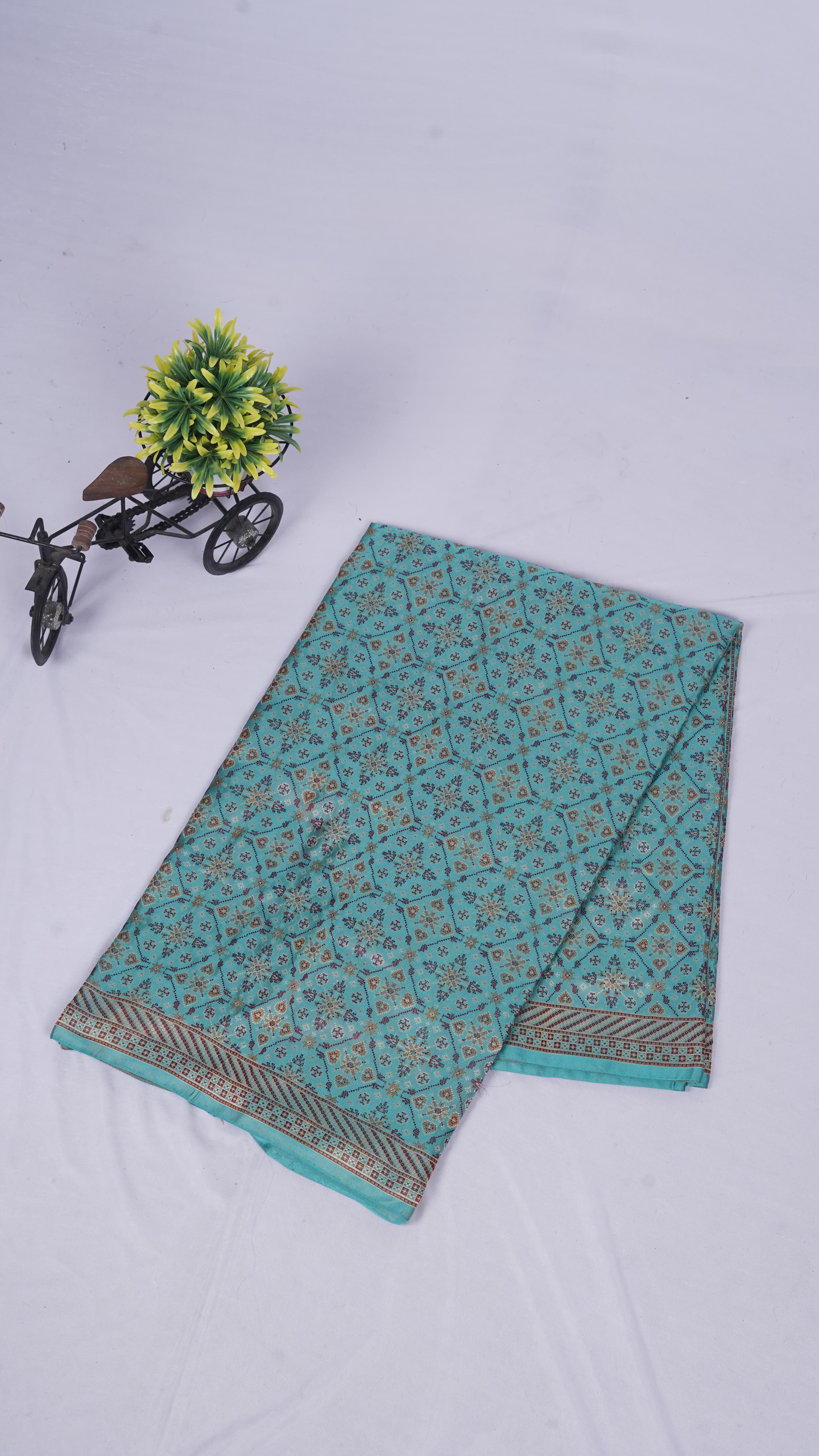 Pure Banarasi Handloom Katan Jamawar Saree