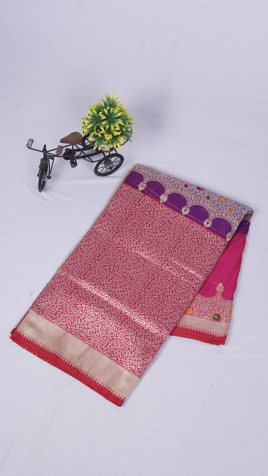 Pure Banarasi Handloom Katan Designer Saree
