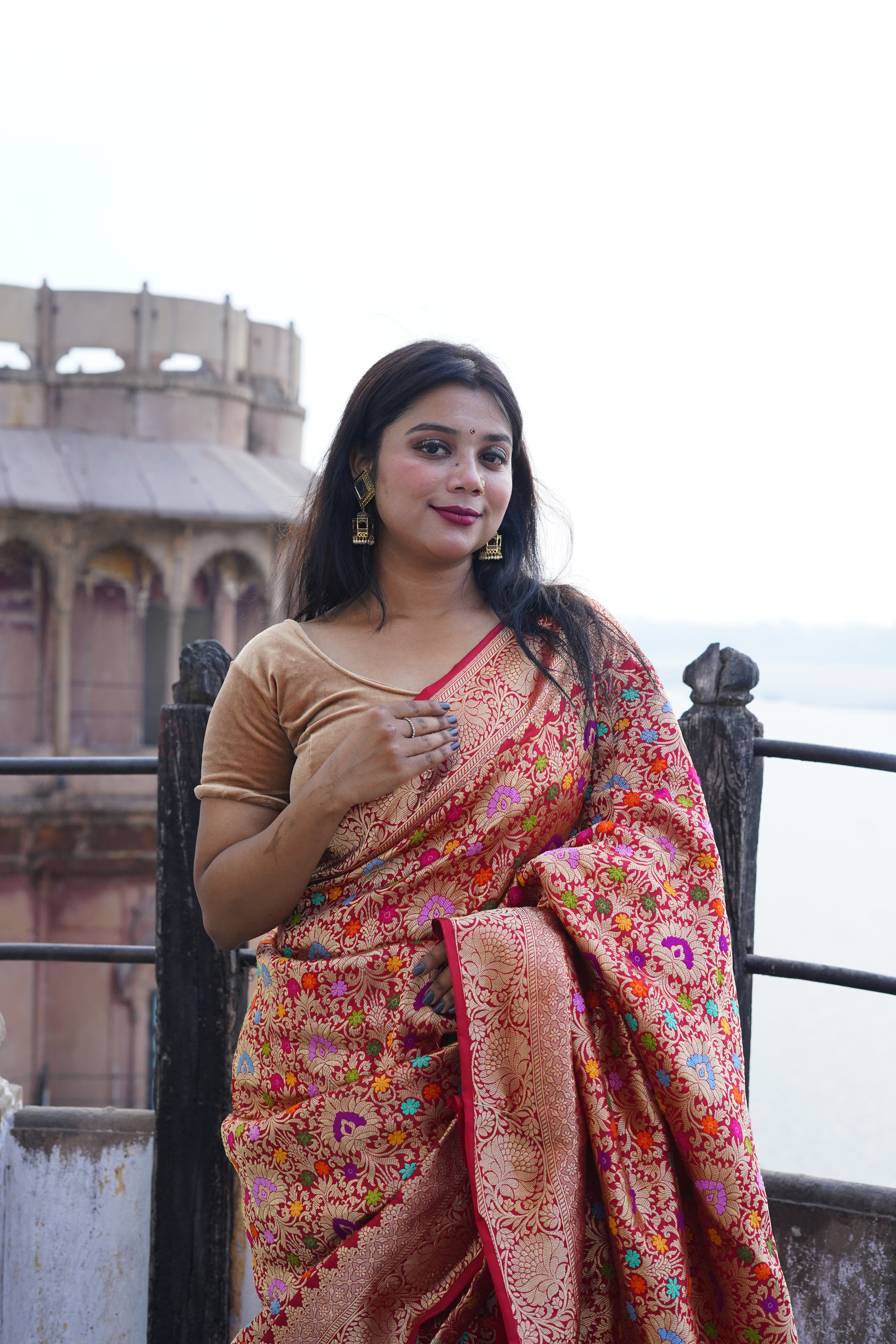 Pure Banarasi Handloom Katan Kinkhwab Saree