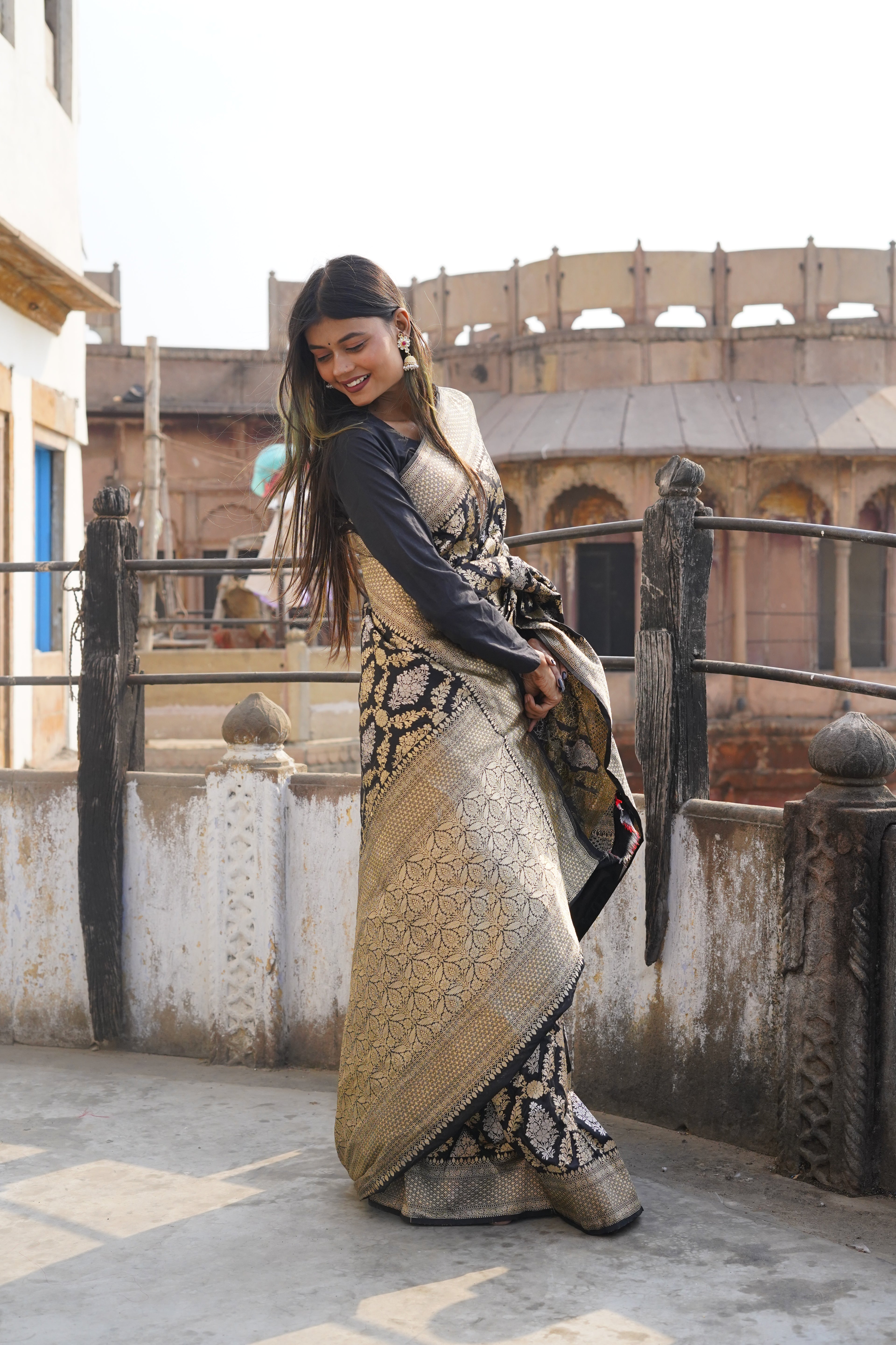 Pure Banarasi Handloom Katan Rupa Sona Patola Saree