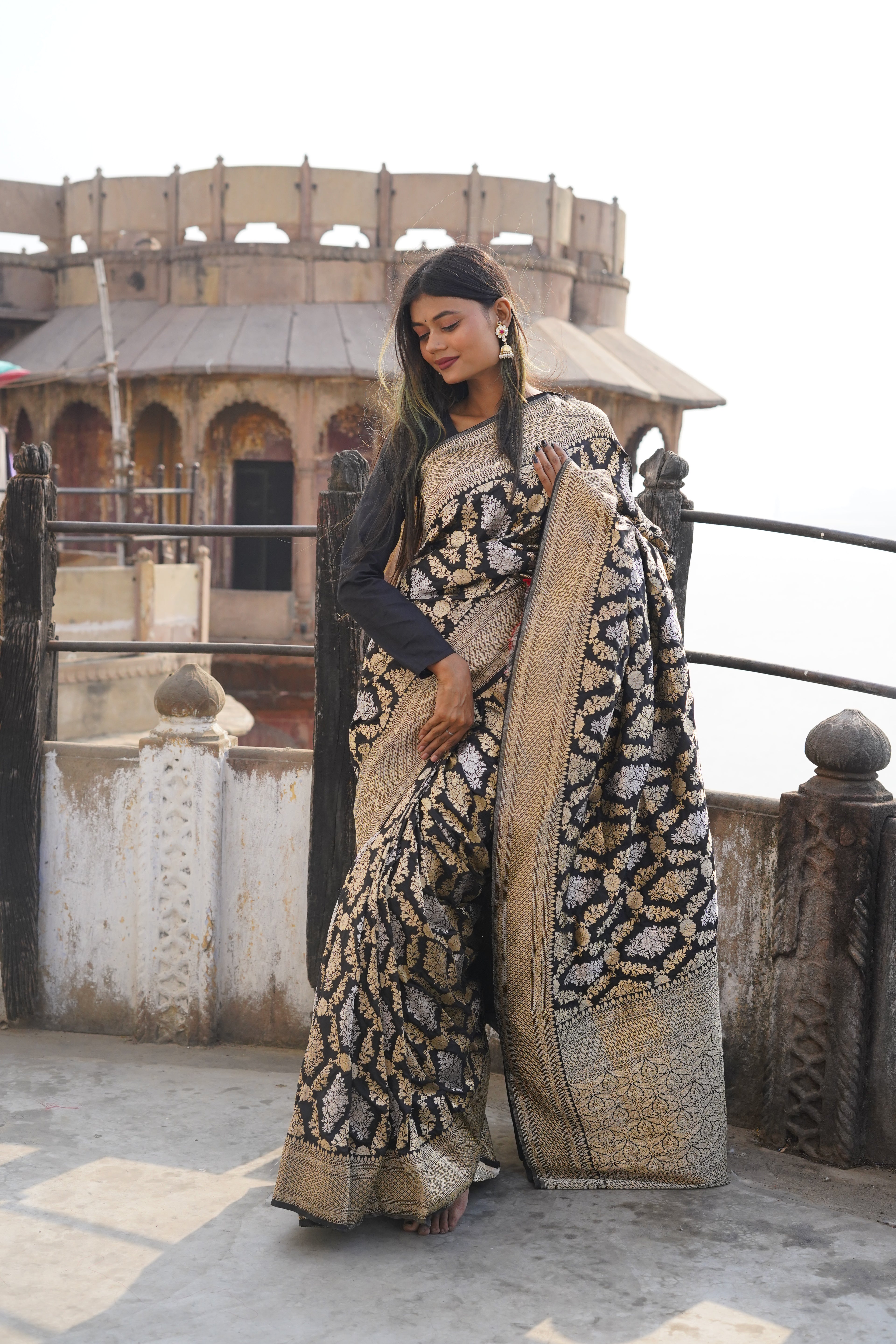 Pure Banarasi Handloom Katan Rupa Sona Patola Saree