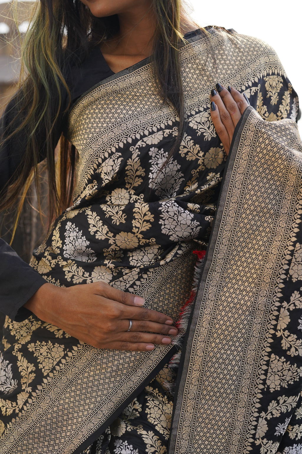 Pure Banarasi Handloom Katan Rupa Sona Patola Saree