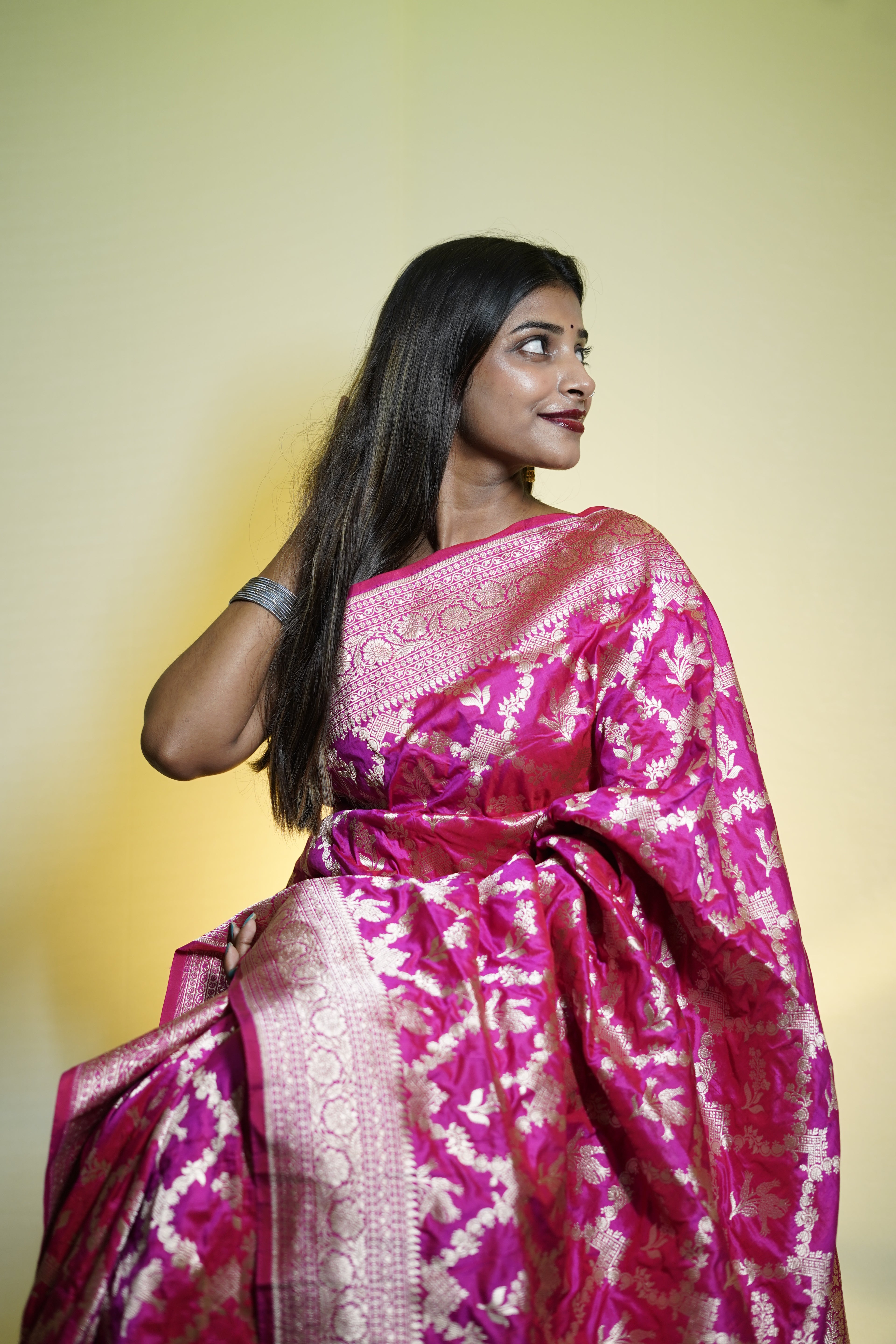 Pure Banarasi Handloom Katan Patola Saree