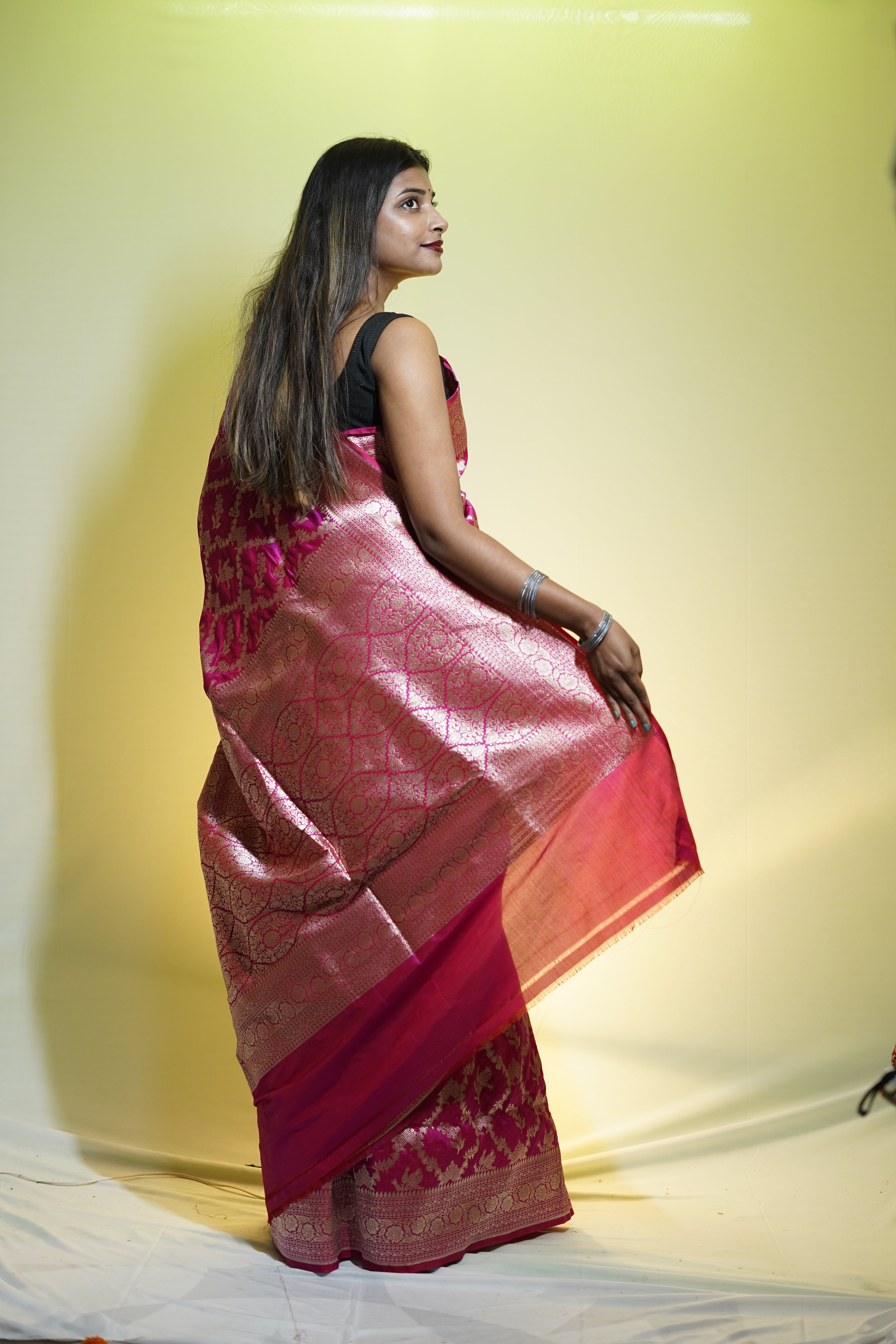 Pure Banarasi Handloom Katan Patola Saree