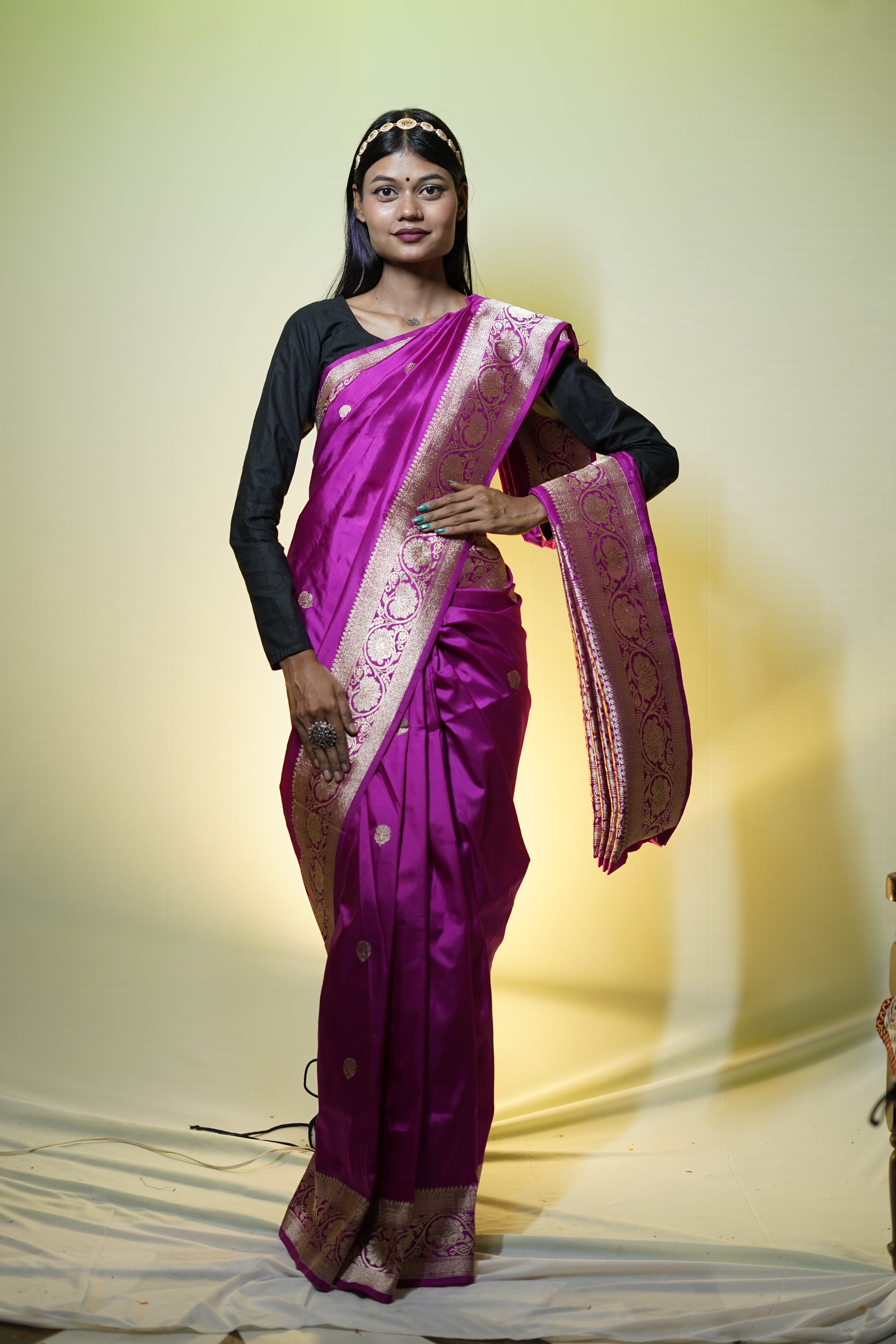 Pure Banarasi Handloom Katan Boota Saree