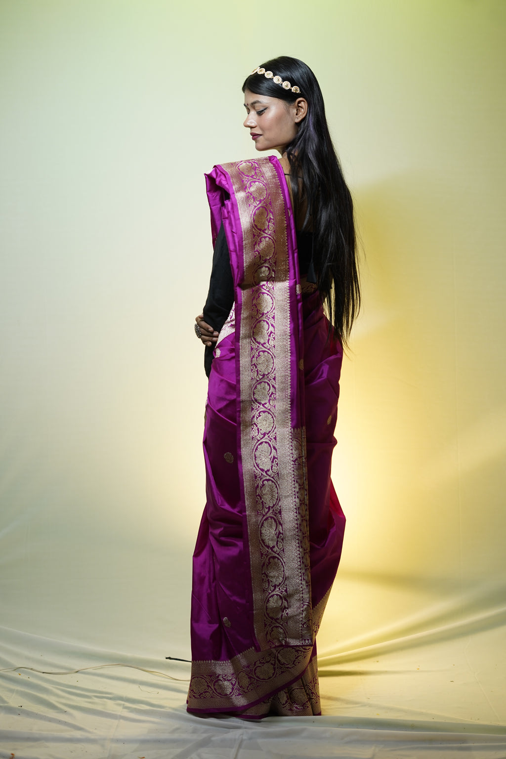 Pure Banarasi Handloom Katan Boota Saree