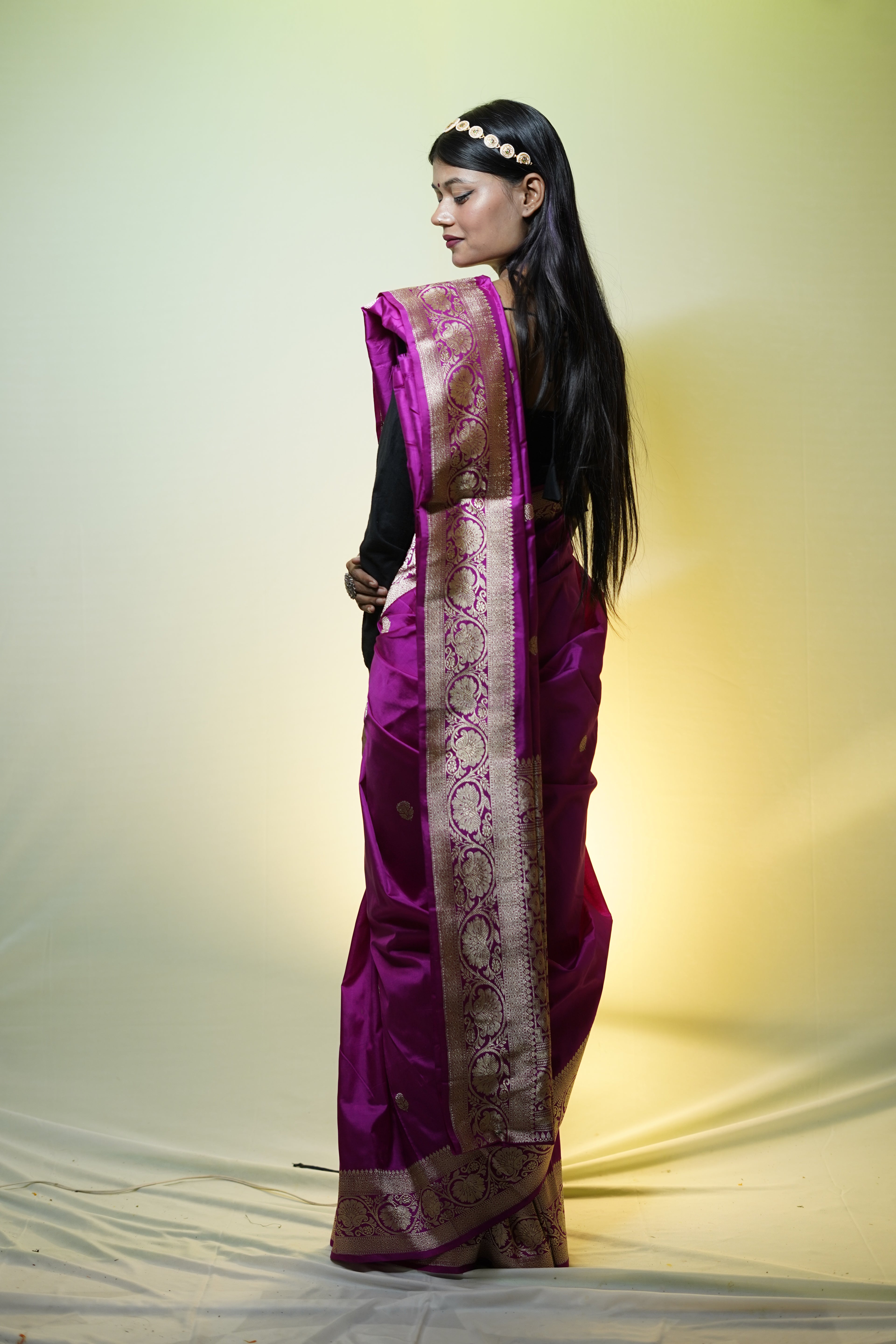 Pure Banarasi Handloom Katan Boota Saree
