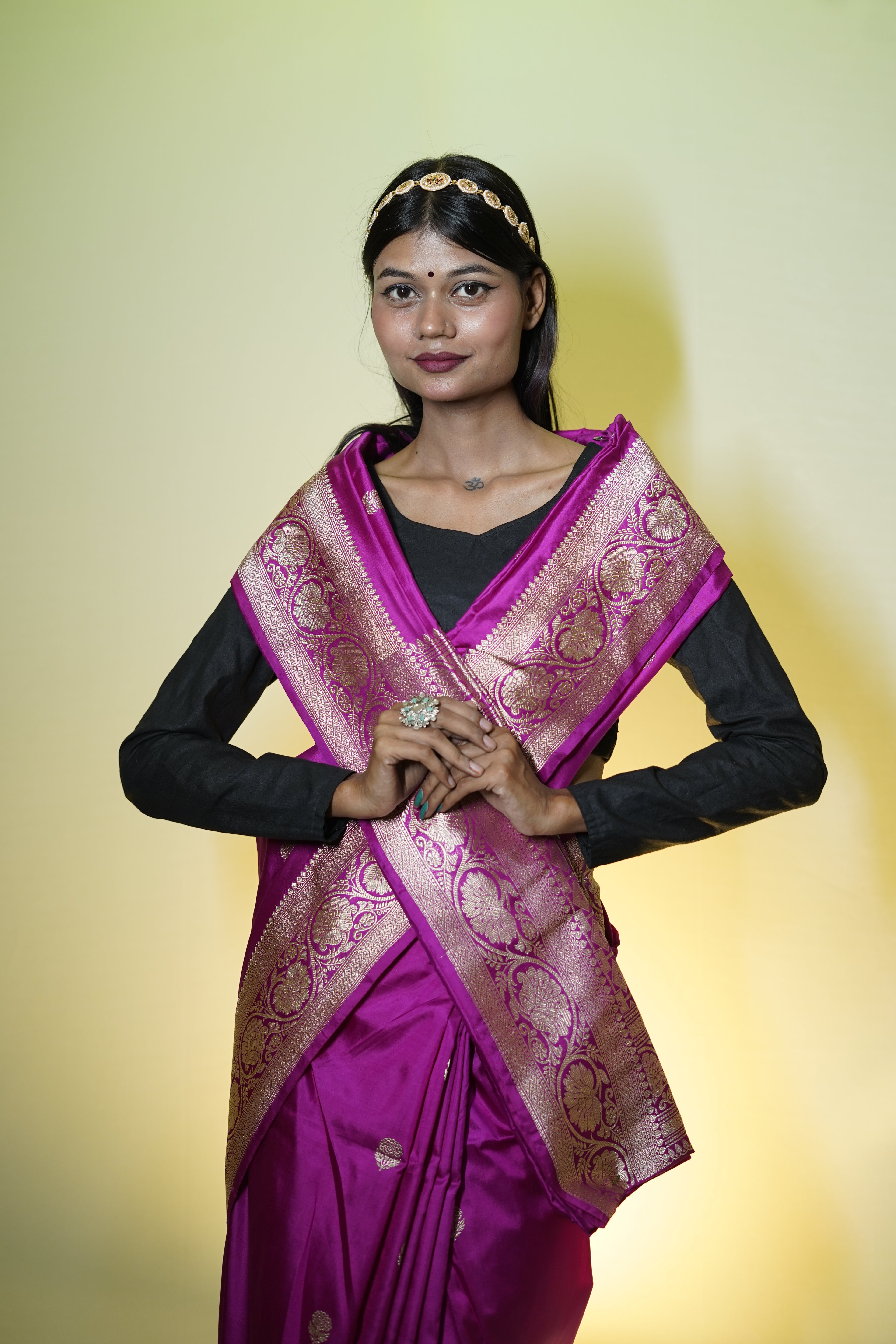 Pure Banarasi Handloom Katan Boota Saree