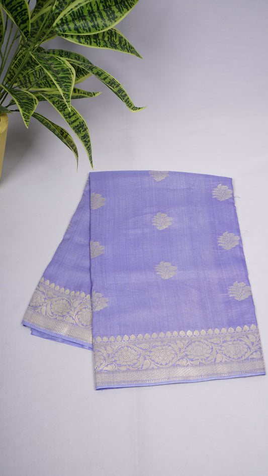 Pure Banarasi Handloom Tussar Georgette Saree