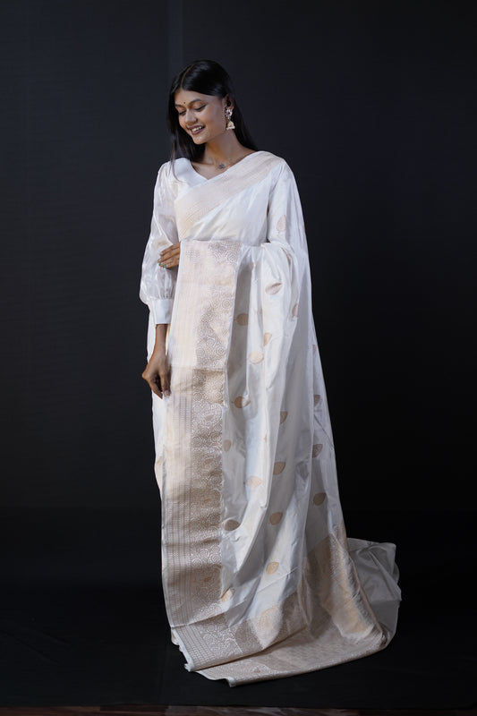 Pure Banarasi Handloom Katan Designer Saree