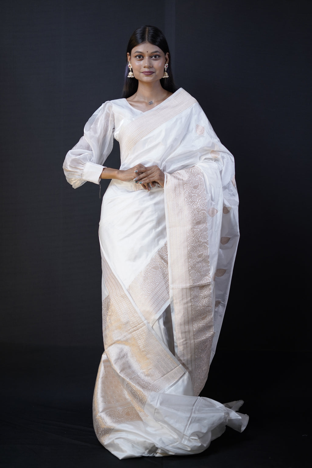 Pure Banarasi Handloom Katan Designer Saree
