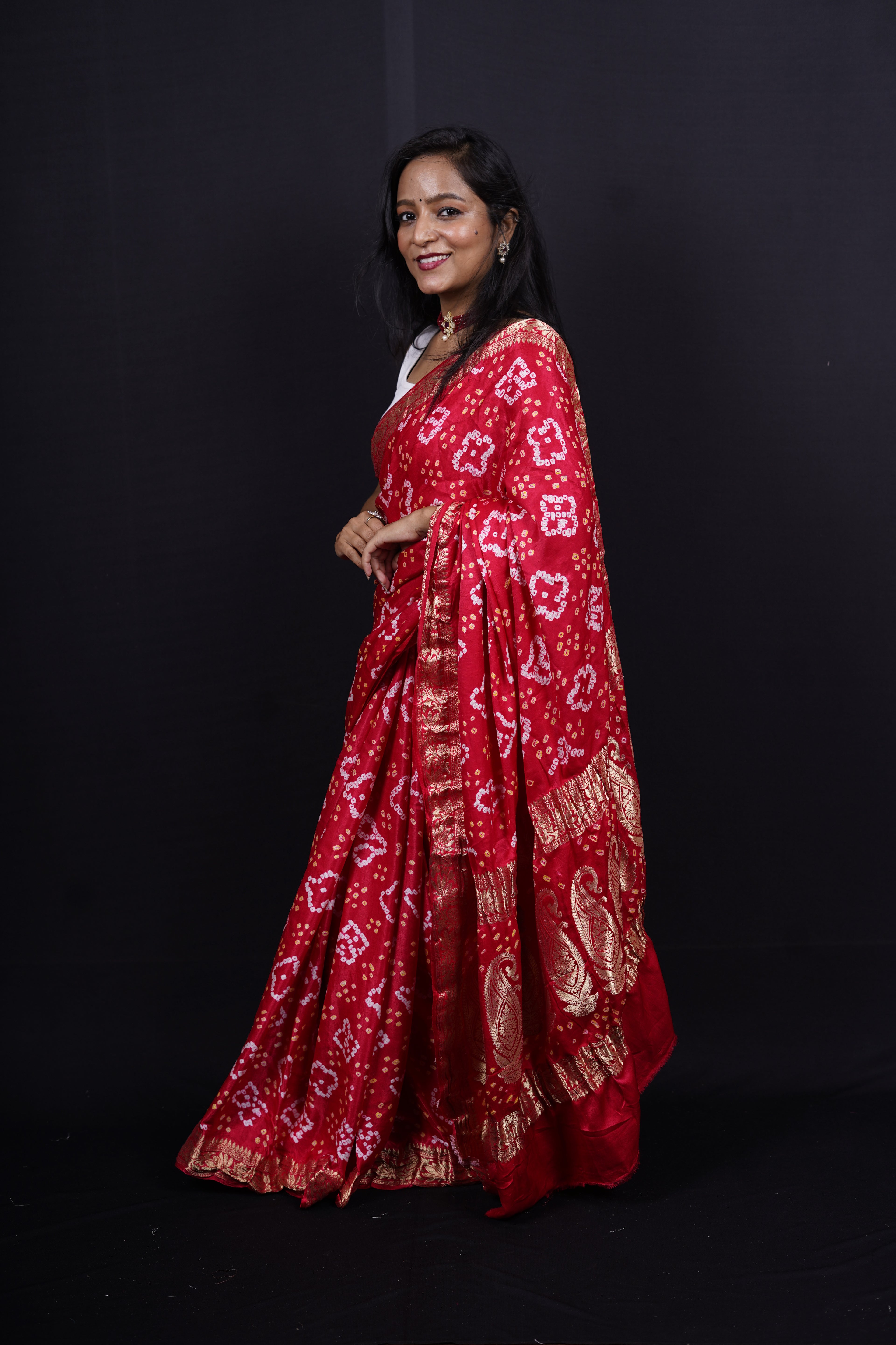 Pure Banarasi Handloom Gaji Silk Saree