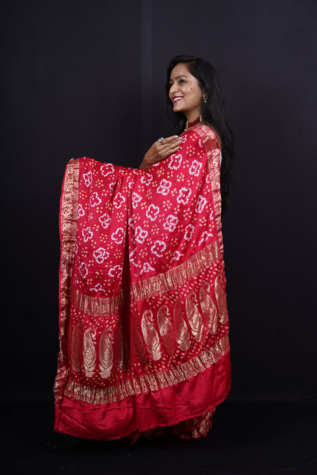 Pure Banarasi Handloom Gaji Silk Saree
