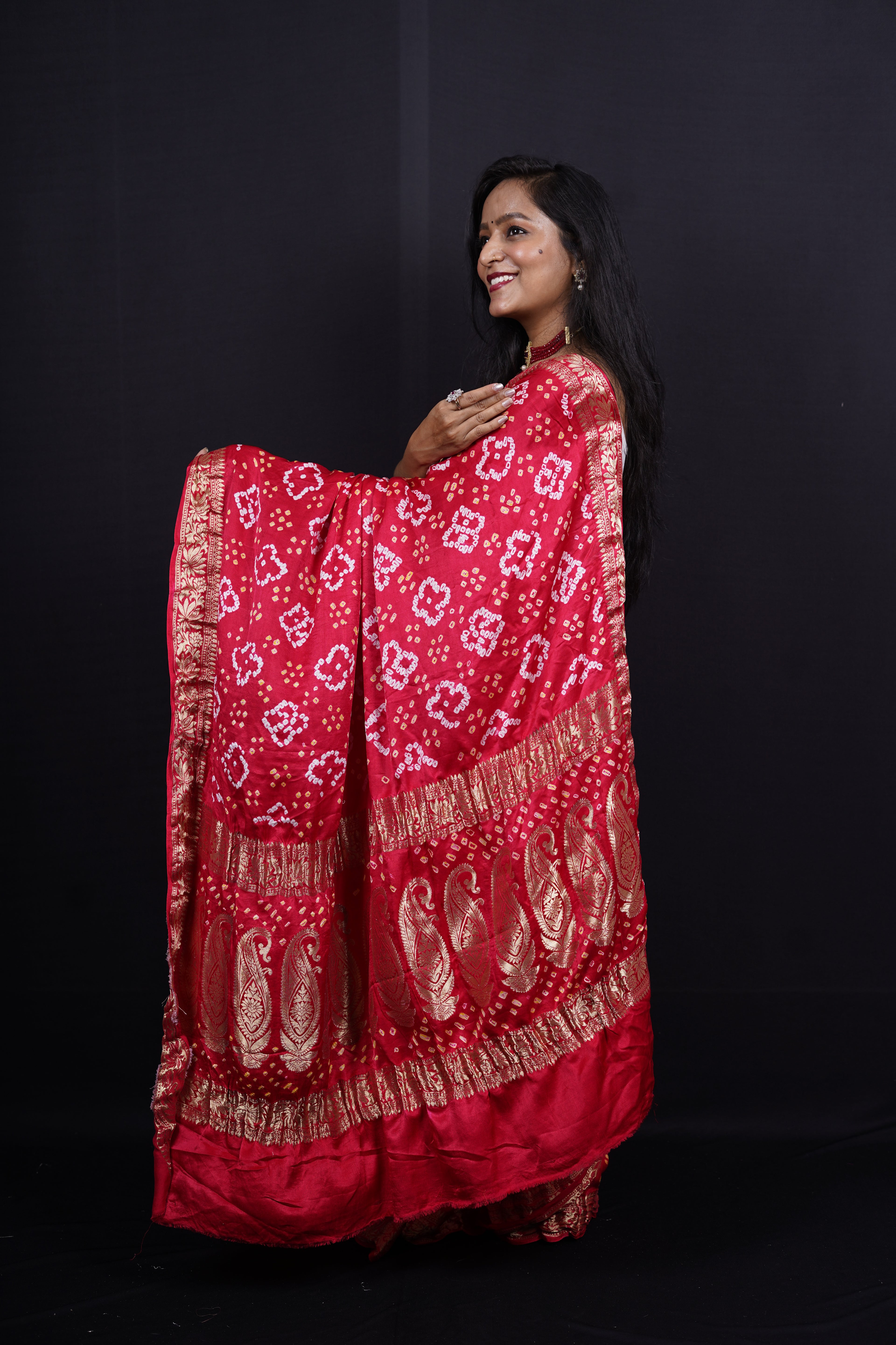 Pure Banarasi Handloom Gaji Silk Saree