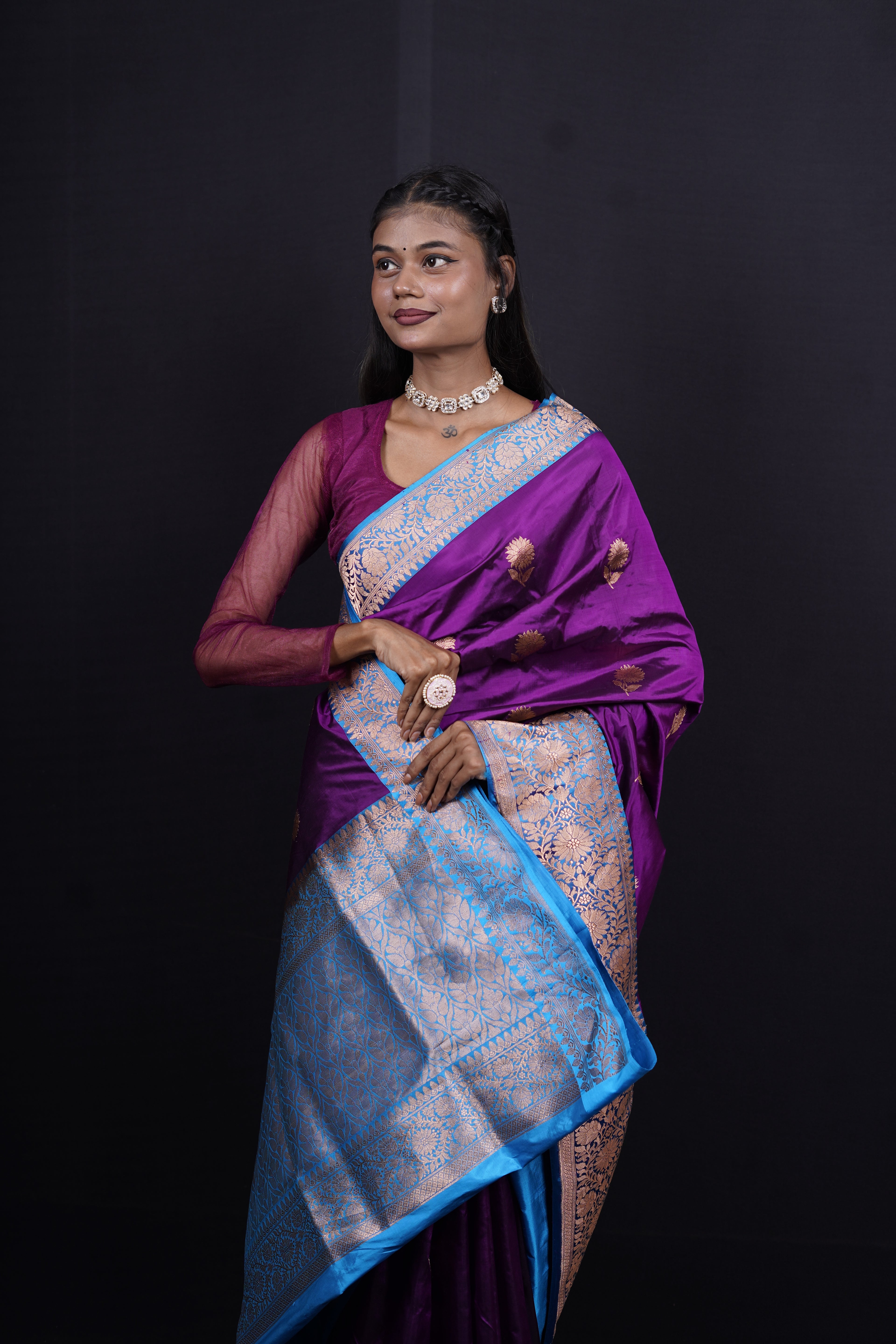 Pure Banarasi Handloom Katan Boota Saree