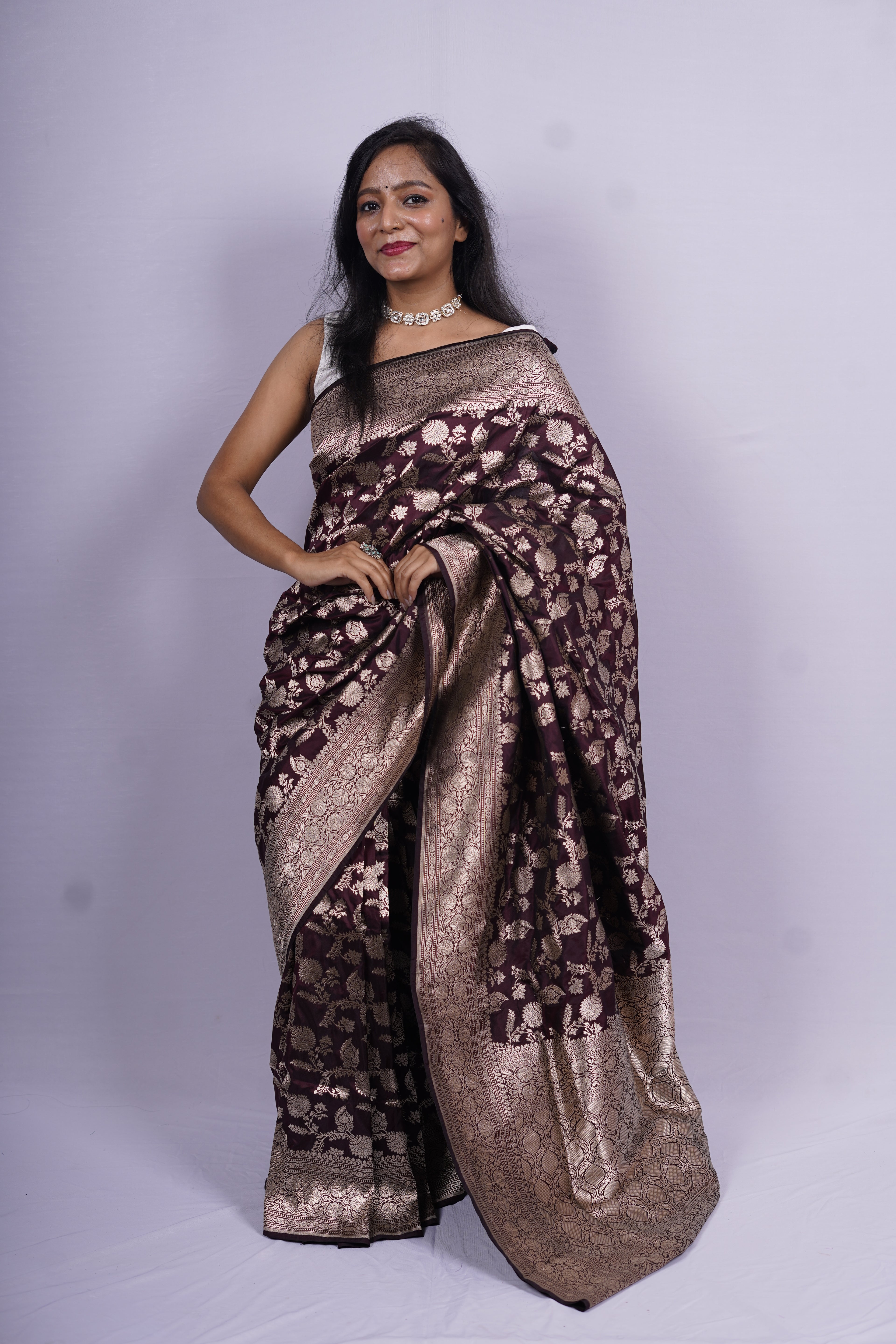 Pure Banarasi Handloom Katan Patola Saree