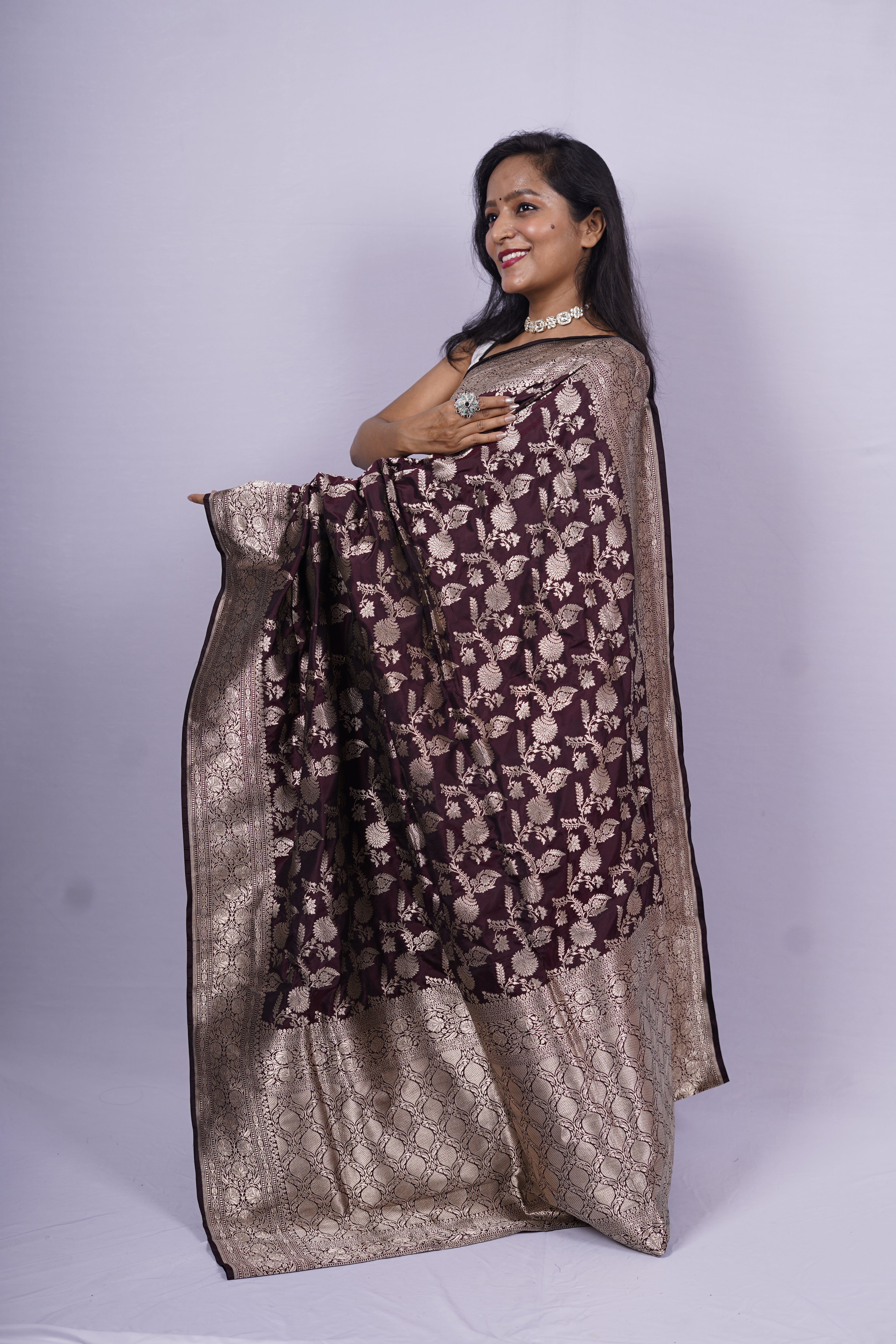 Pure Banarasi Handloom Katan Patola Saree