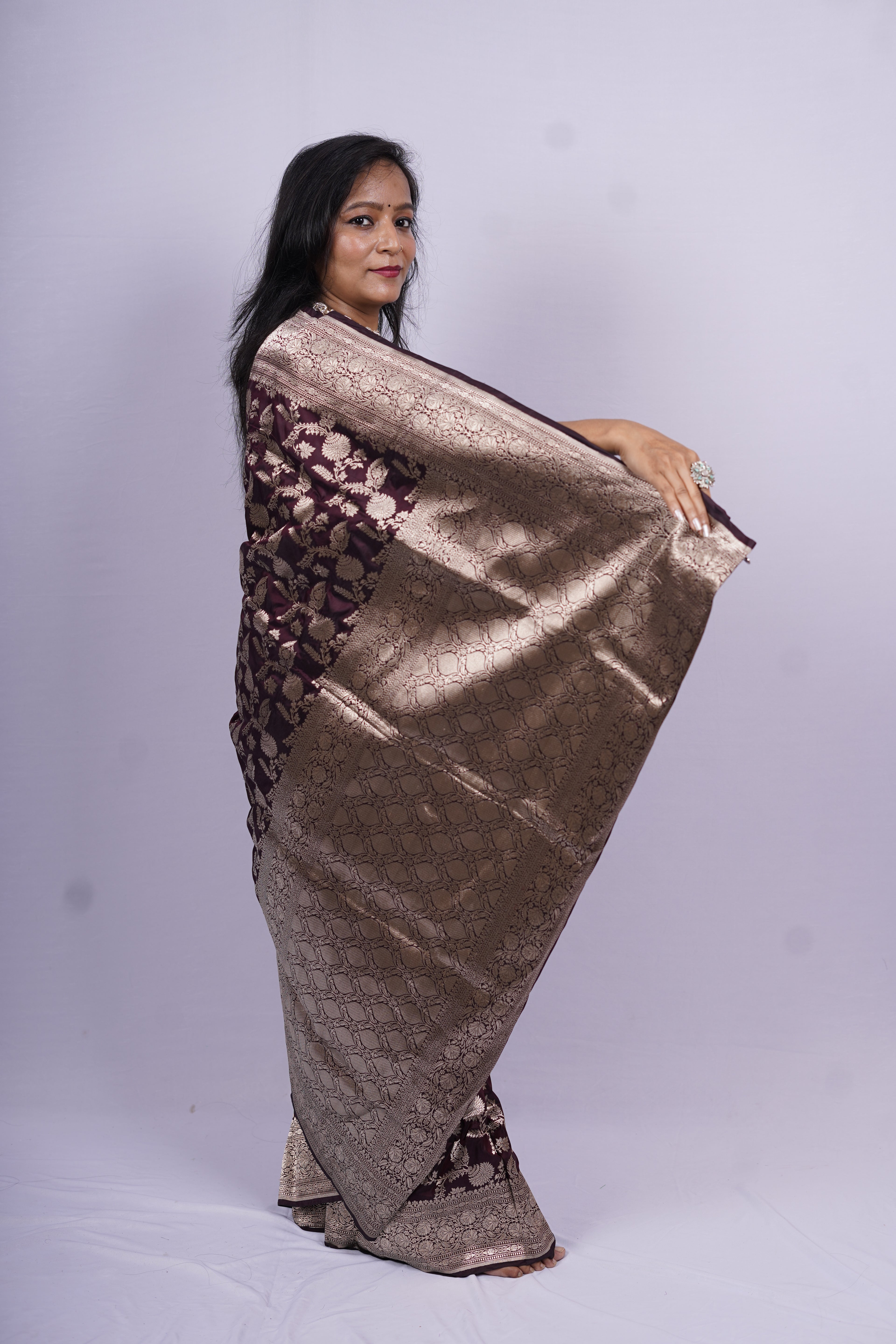 Pure Banarasi Handloom Katan Patola Saree
